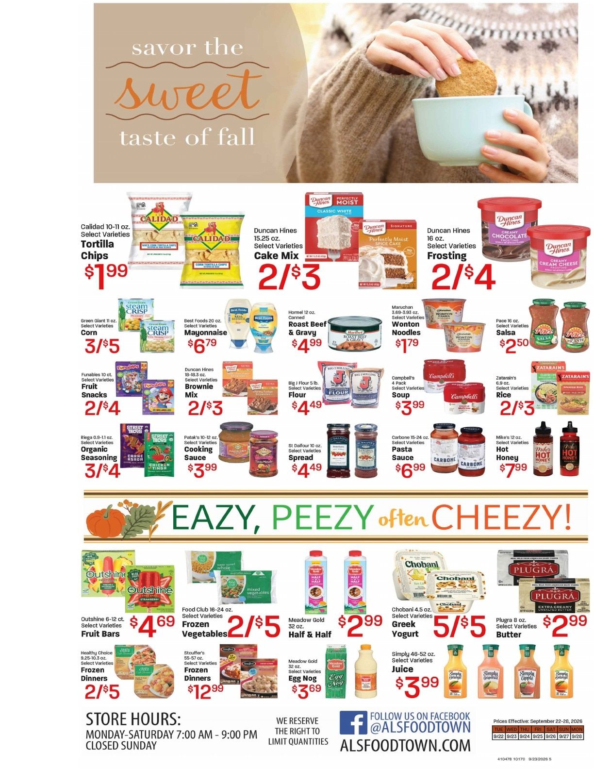Al's Foodtown Weekly Ad September 22 - 28, 2026