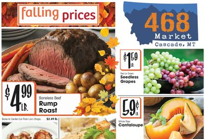 468 Market (130 1st St N, Cascade, MT) Weekly Ad September 16 - 22, 2026