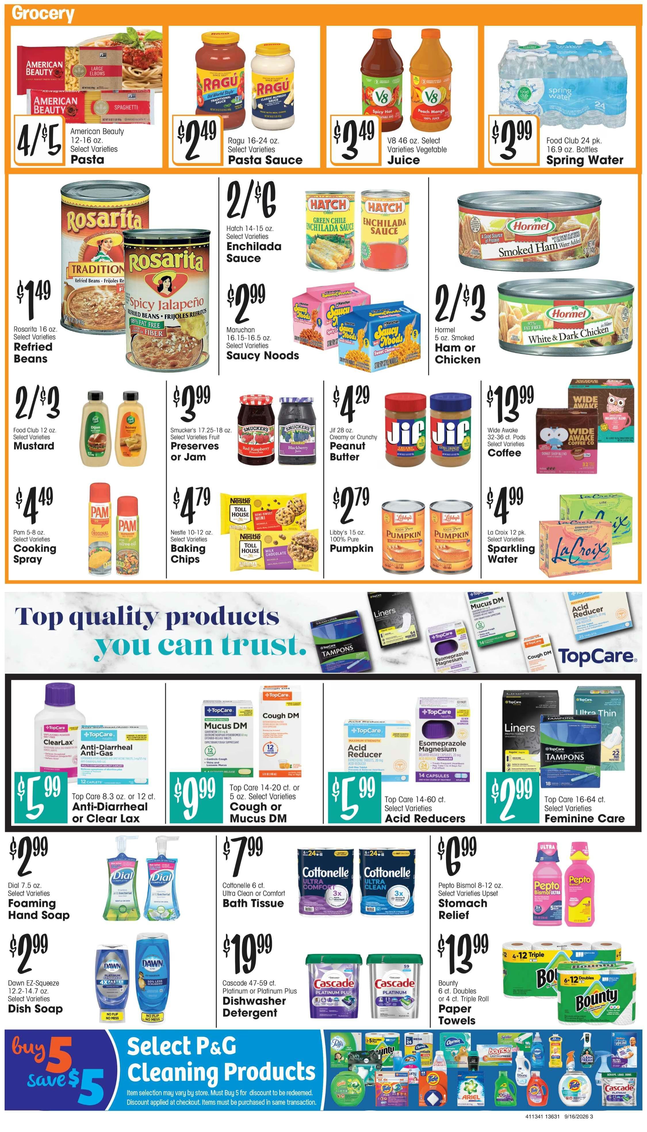 468 Market (130 1st St N, Cascade, MT) Weekly Ad September 16 - 22, 2026