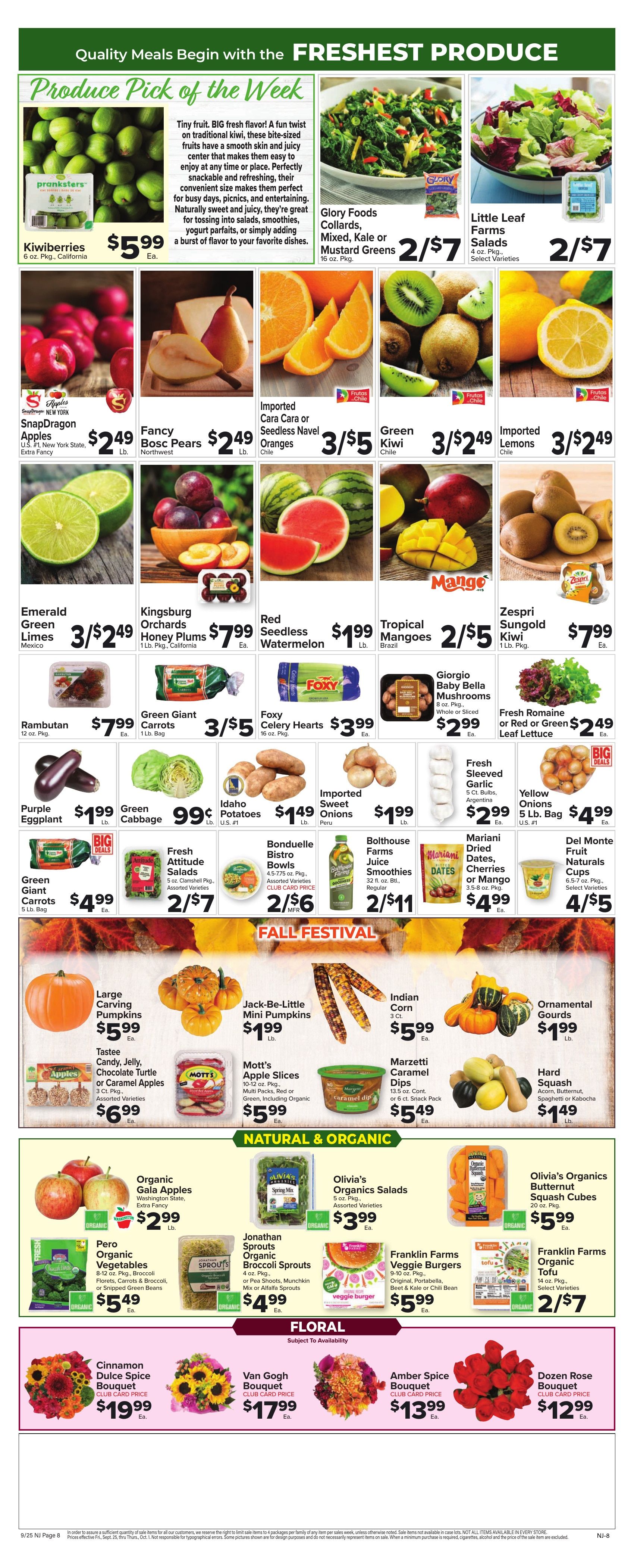 Shop n Bag Weekly Ad September 25 - October 1, 2026