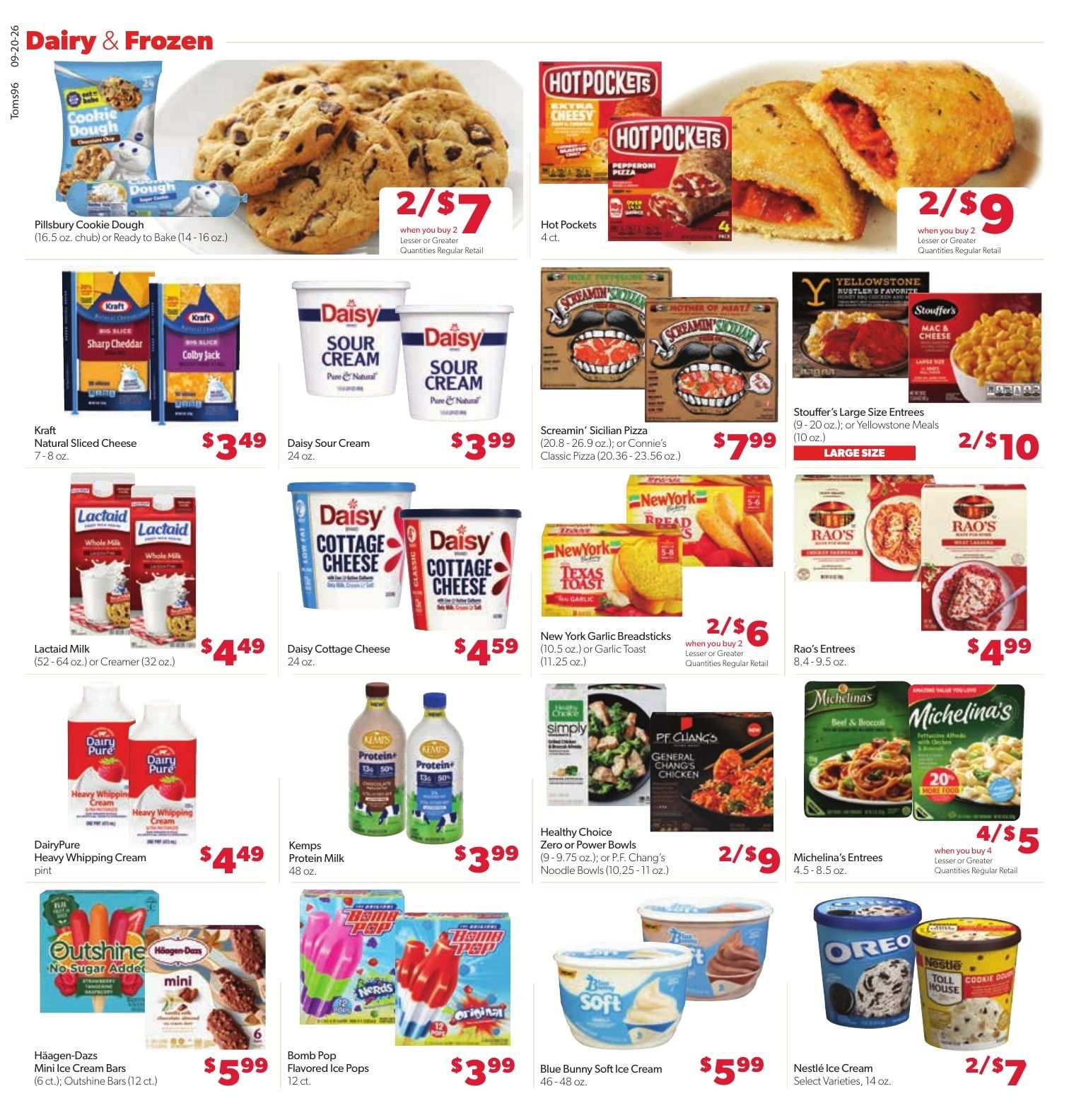Tom's Food Center Weekly Ad September 20 - 26, 2026