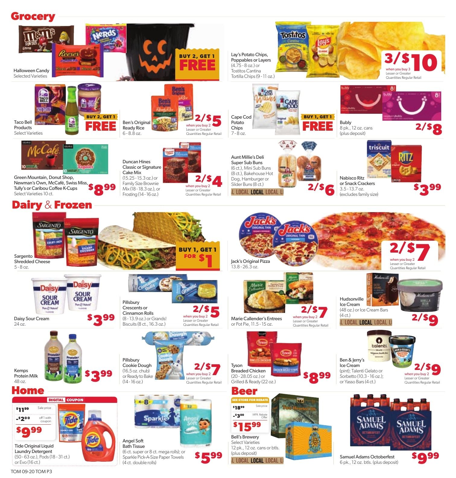 Tom's Food Center Weekly Ad September 20 - 26, 2026