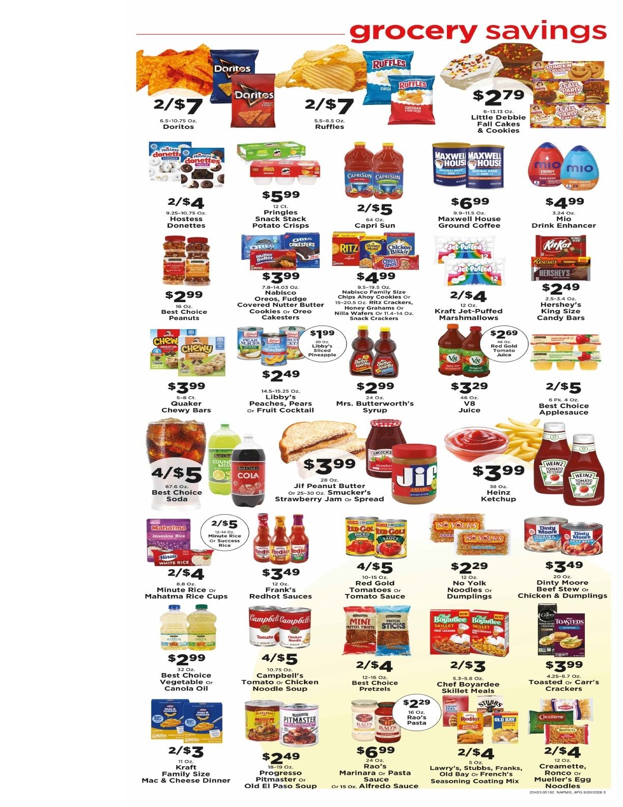 Tybee Market Weekly Ad September 20 - 26, 2026