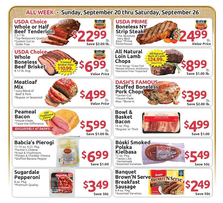 Dash's Market Weekly Ad September 20 - 26, 2026