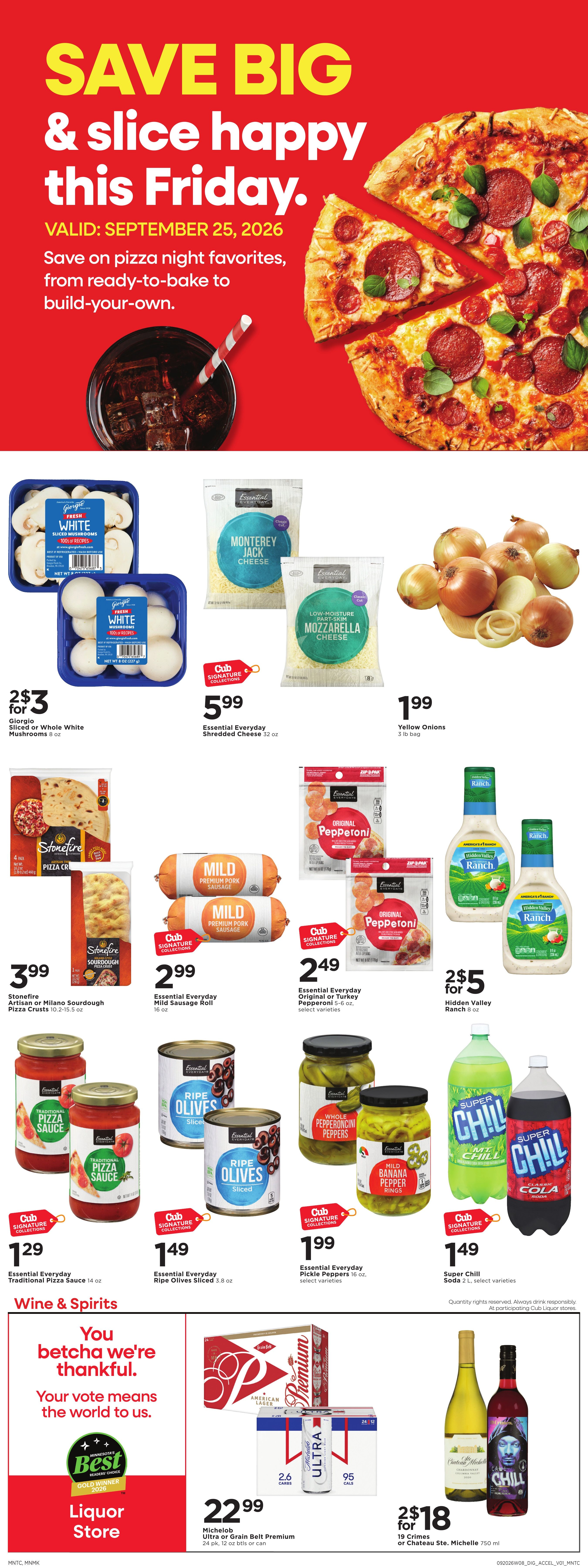 Cub Foods (Minnesota) Shop Happy Weekly Ad September 20 - 26, 2026