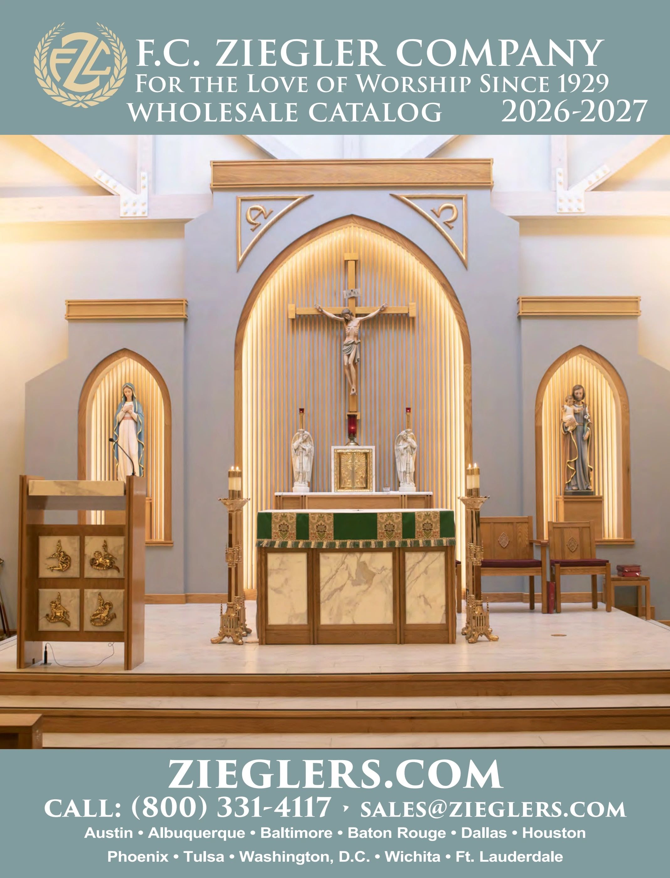 F.C. Ziegler Co. Church Goods Catalog Weekly Ad January 1, 2026 - December 31, 2027
