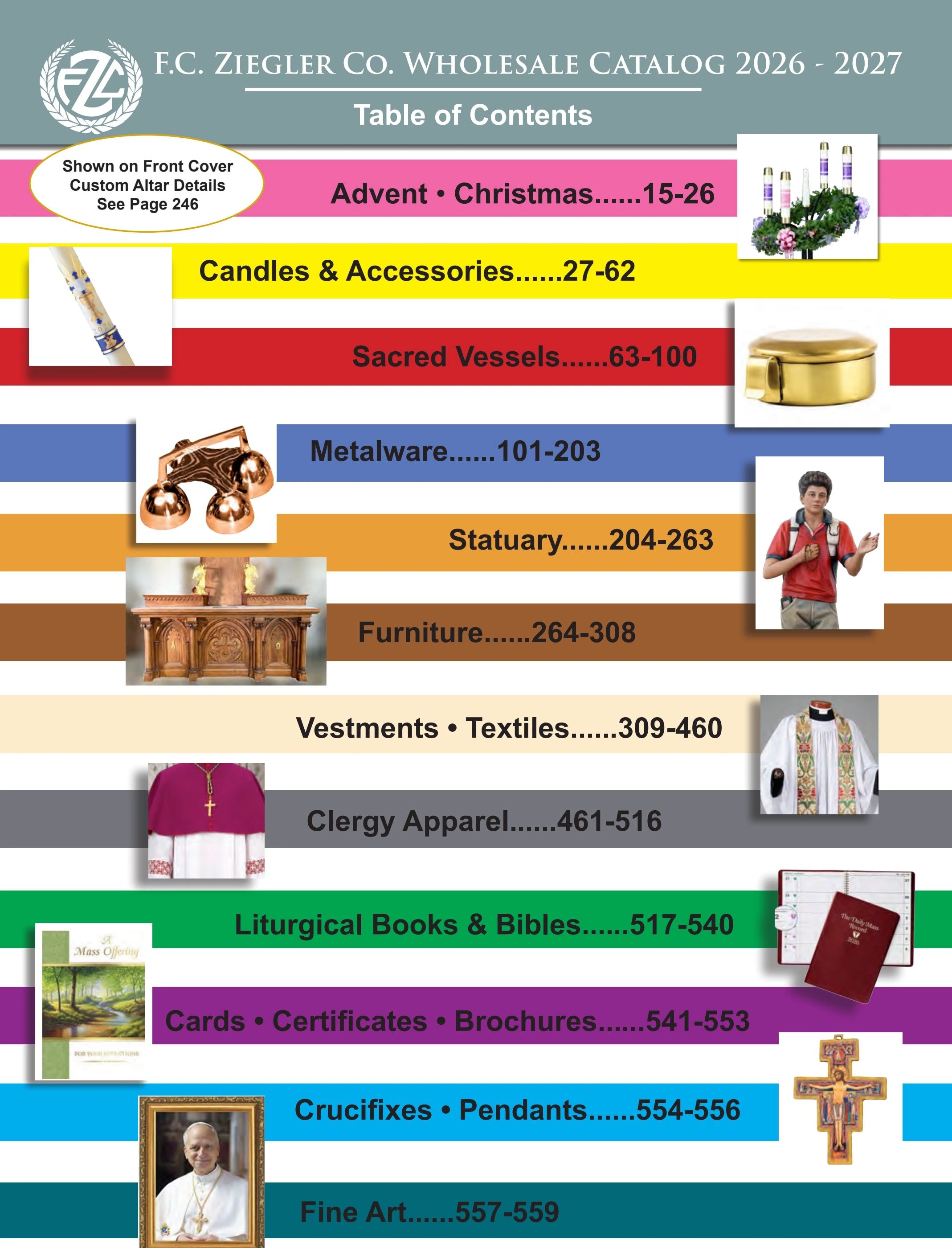 F.C. Ziegler Co. Church Goods Catalog Weekly Ad January 1, 2026 - December 31, 2027