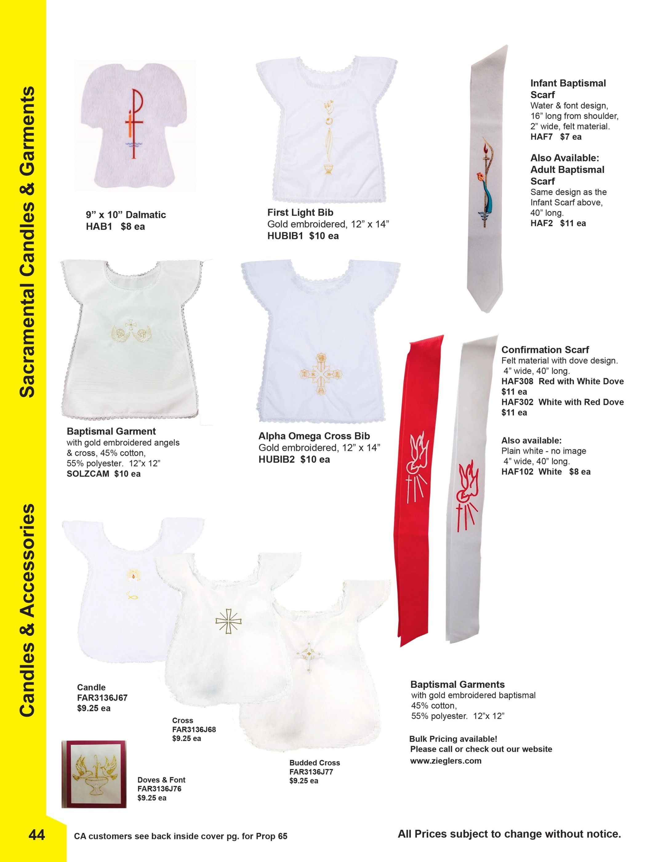 F.C. Ziegler Co. Church Goods Catalog Weekly Ad January 1, 2026 - December 31, 2027