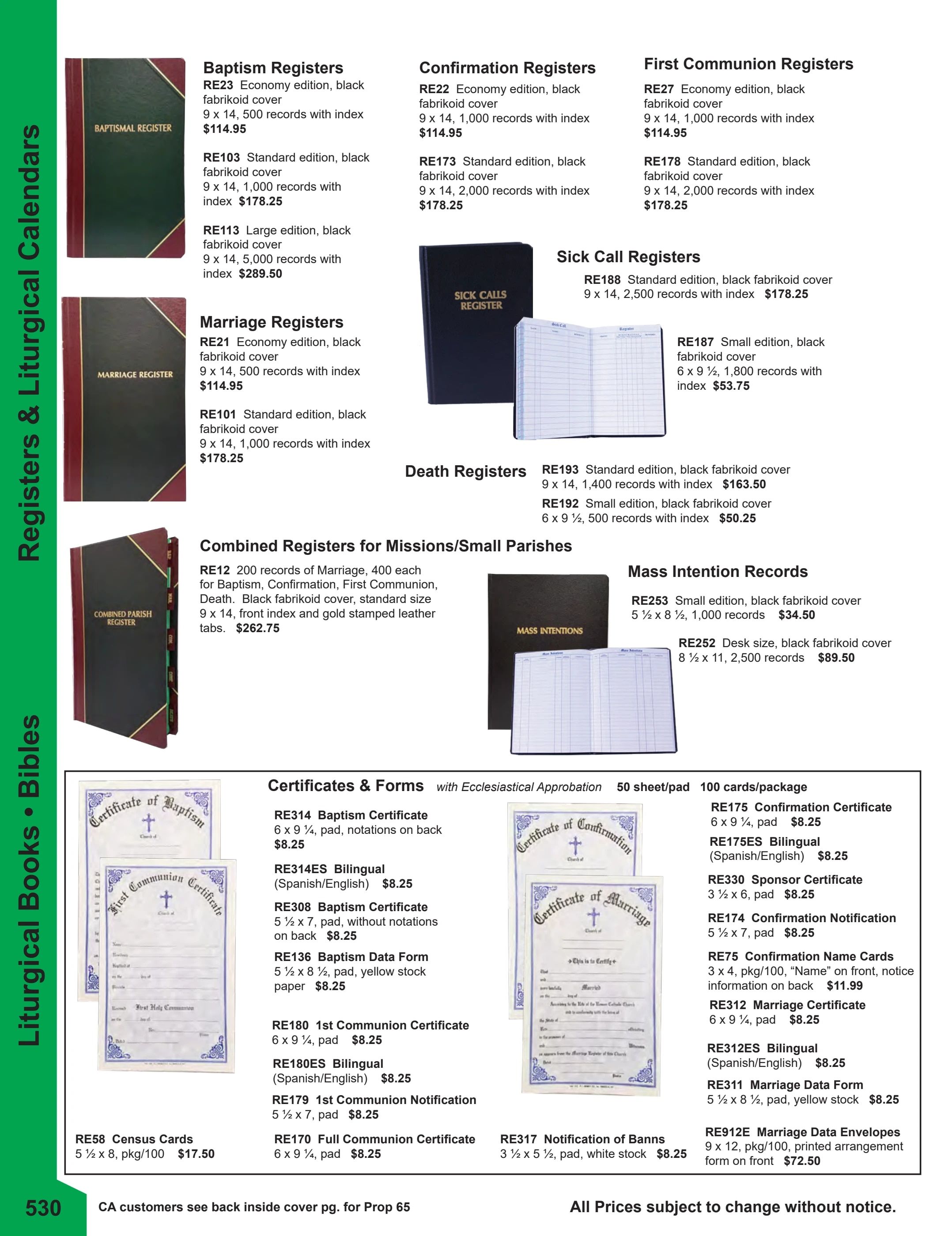 F.C. Ziegler Co. Church Goods Catalog Weekly Ad January 1, 2026 - December 31, 2027