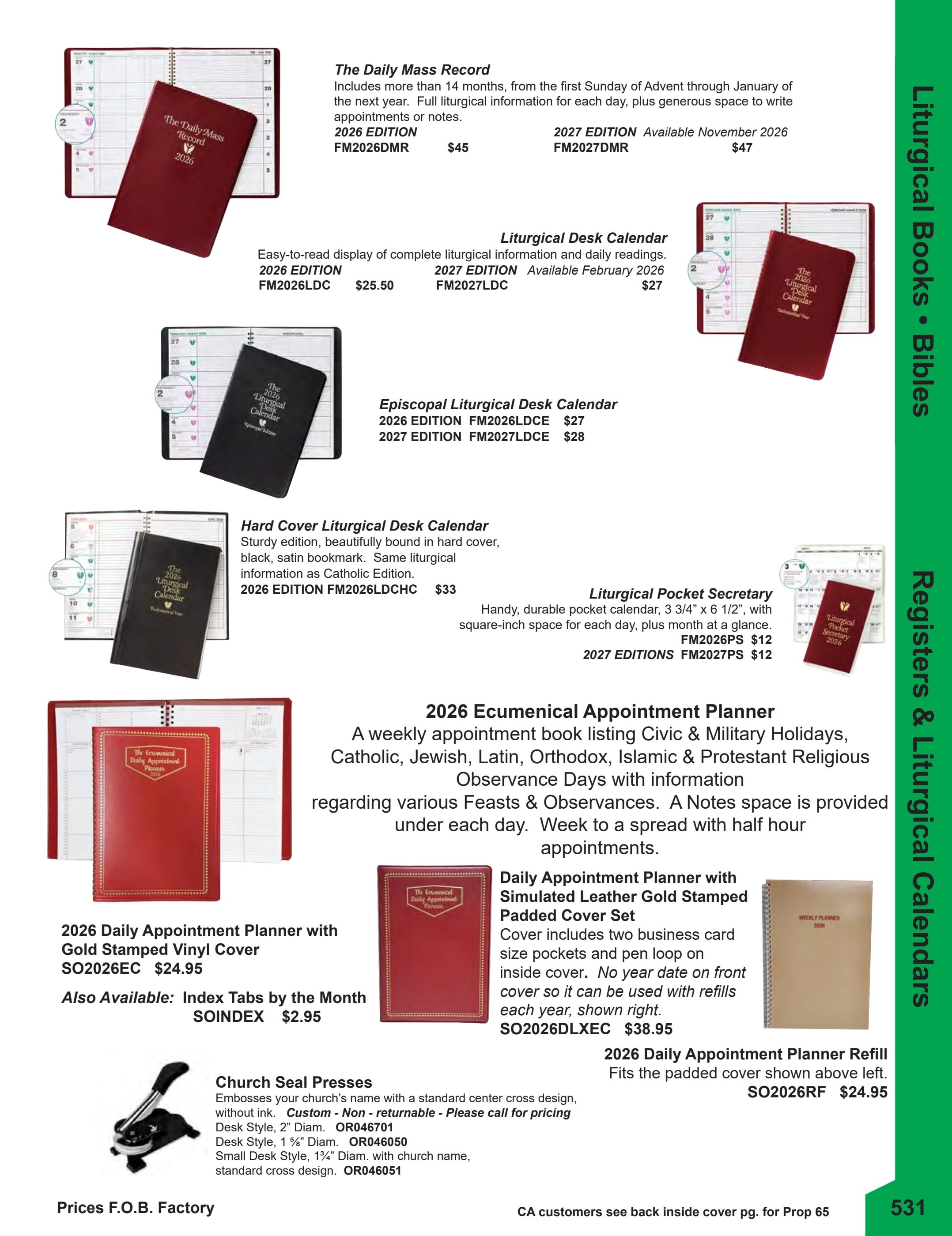 F.C. Ziegler Co. Church Goods Catalog Weekly Ad January 1, 2026 - December 31, 2027