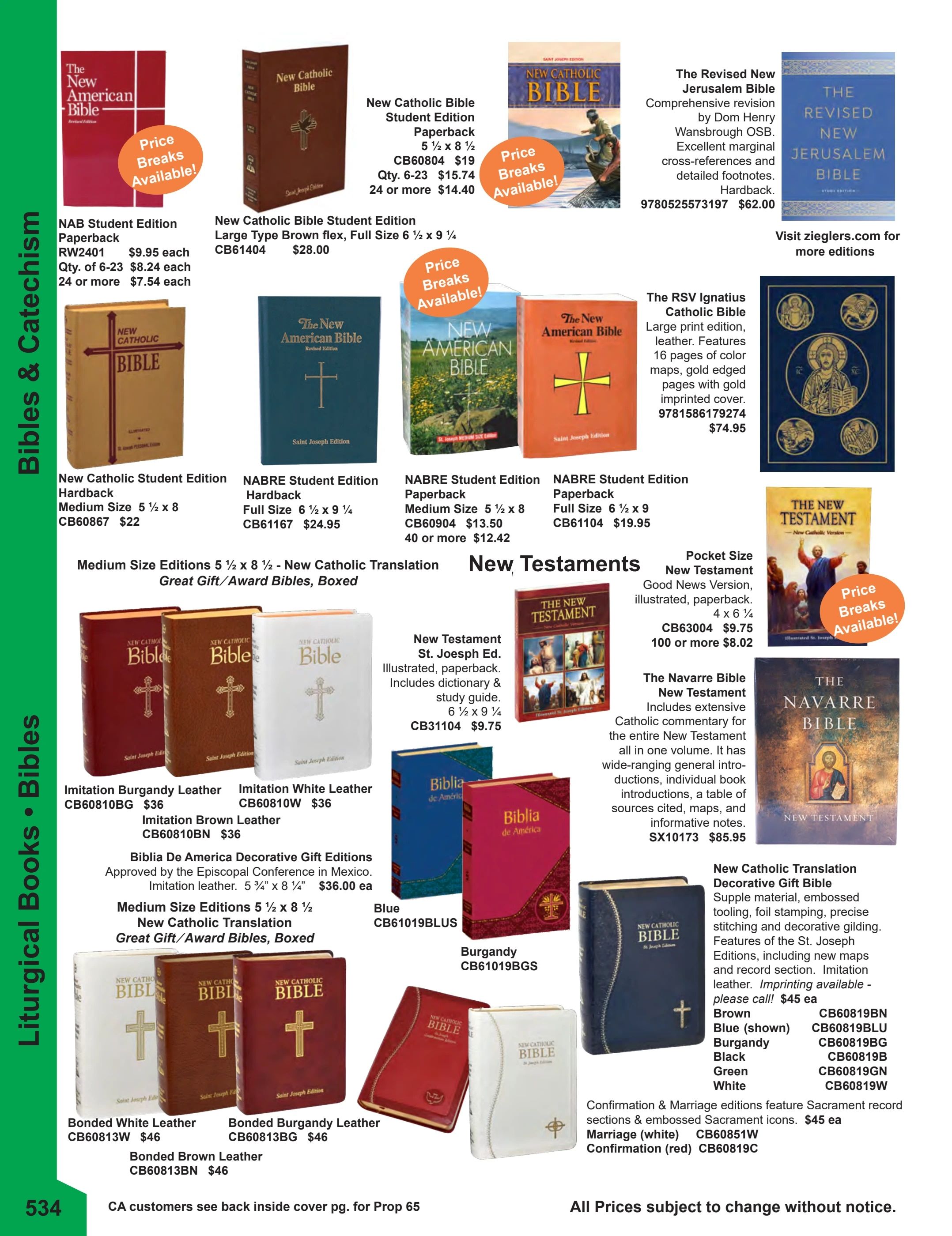 F.C. Ziegler Co. Church Goods Catalog Weekly Ad January 1, 2026 - December 31, 2027