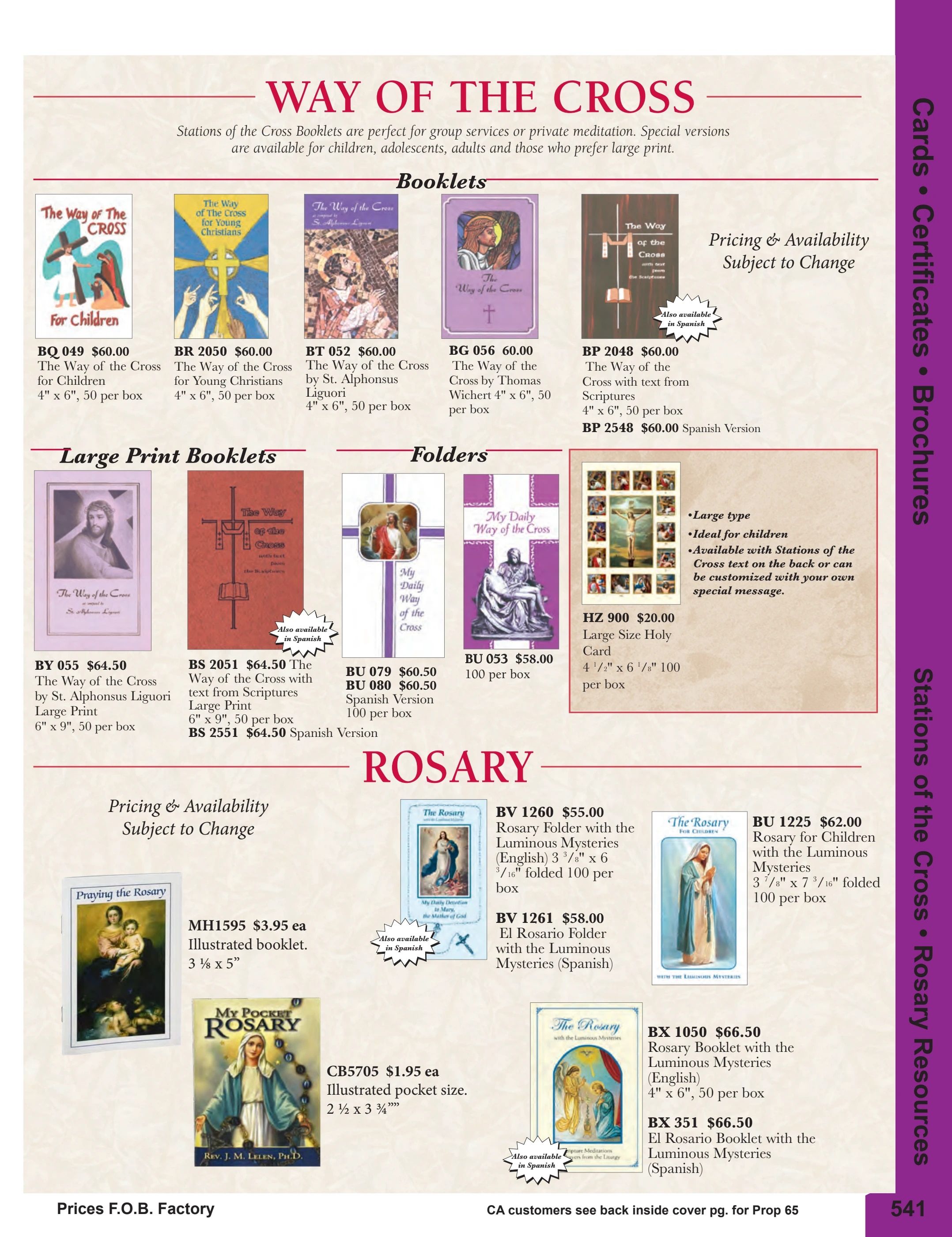 F.C. Ziegler Co. Church Goods Catalog Weekly Ad January 1, 2026 - December 31, 2027