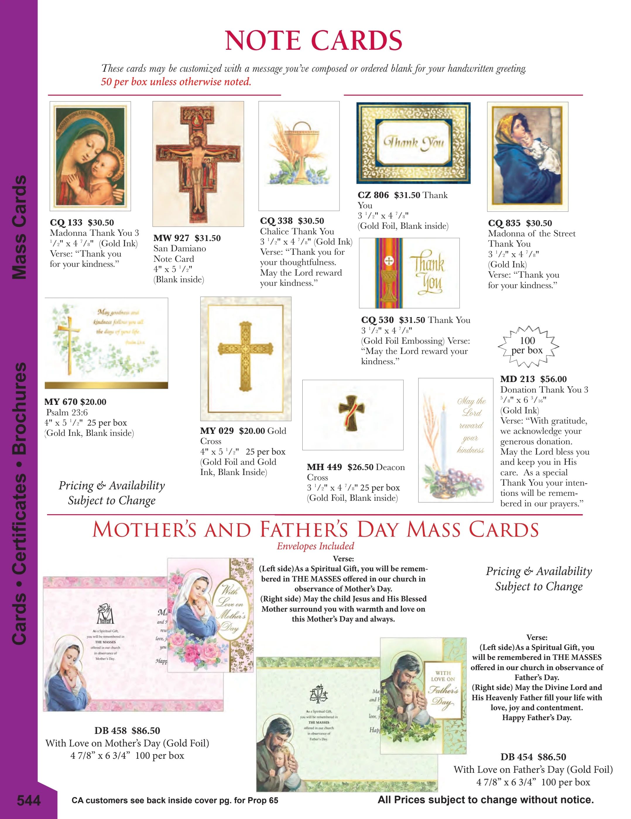 F.C. Ziegler Co. Church Goods Catalog Weekly Ad January 1, 2026 - December 31, 2027
