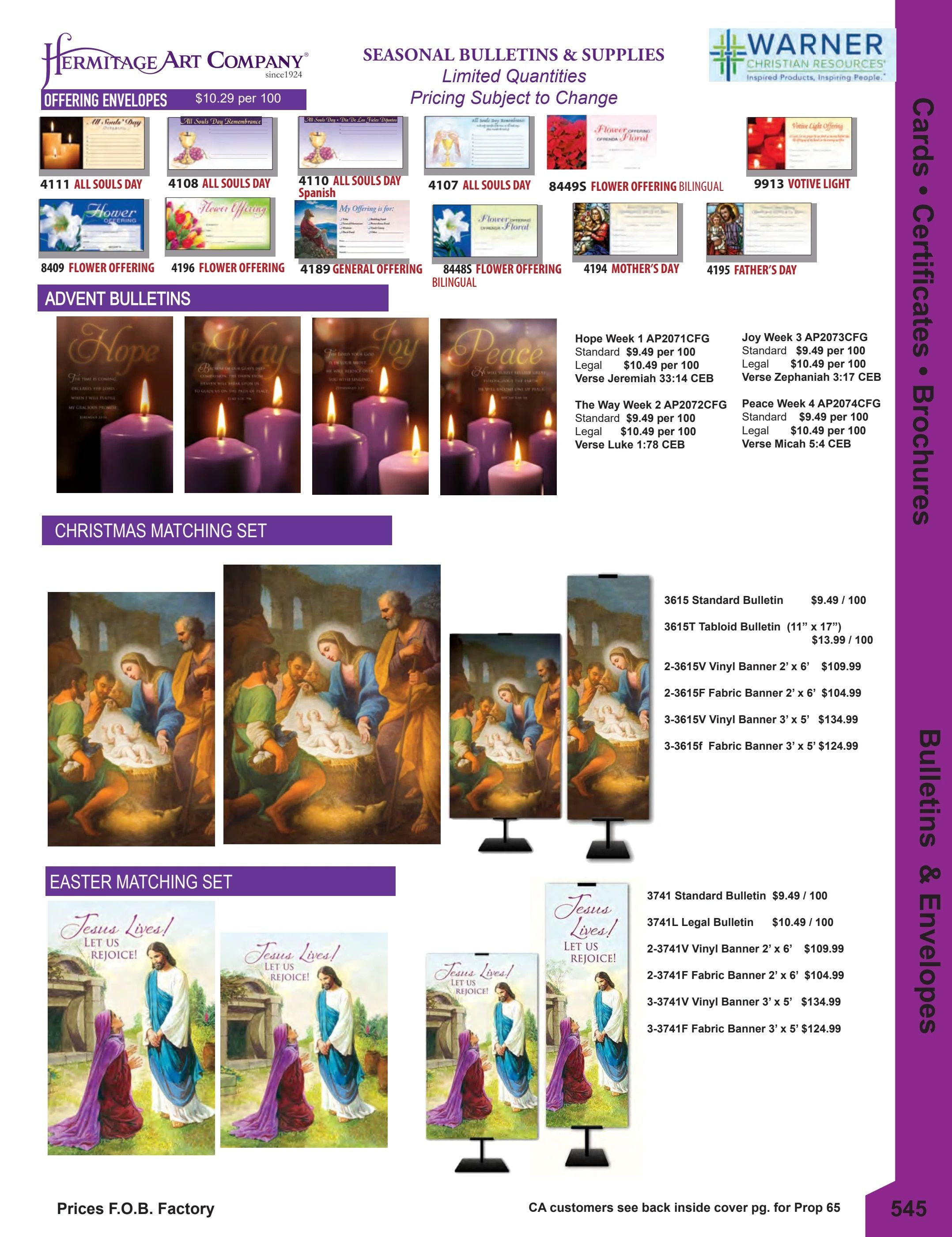 F.C. Ziegler Co. Church Goods Catalog Weekly Ad January 1, 2026 - December 31, 2027