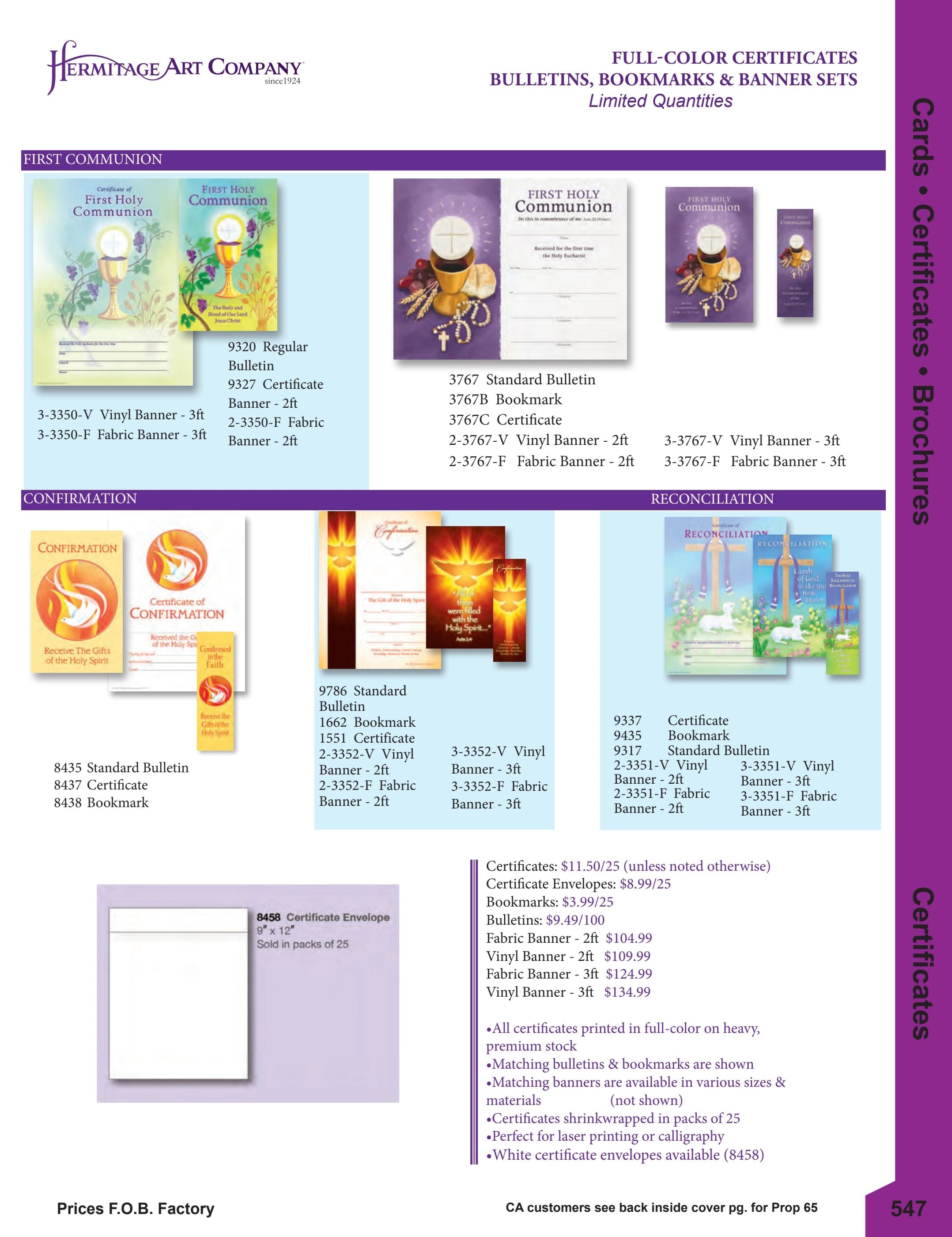 F.C. Ziegler Co. Church Goods Catalog Weekly Ad January 1, 2026 - December 31, 2027
