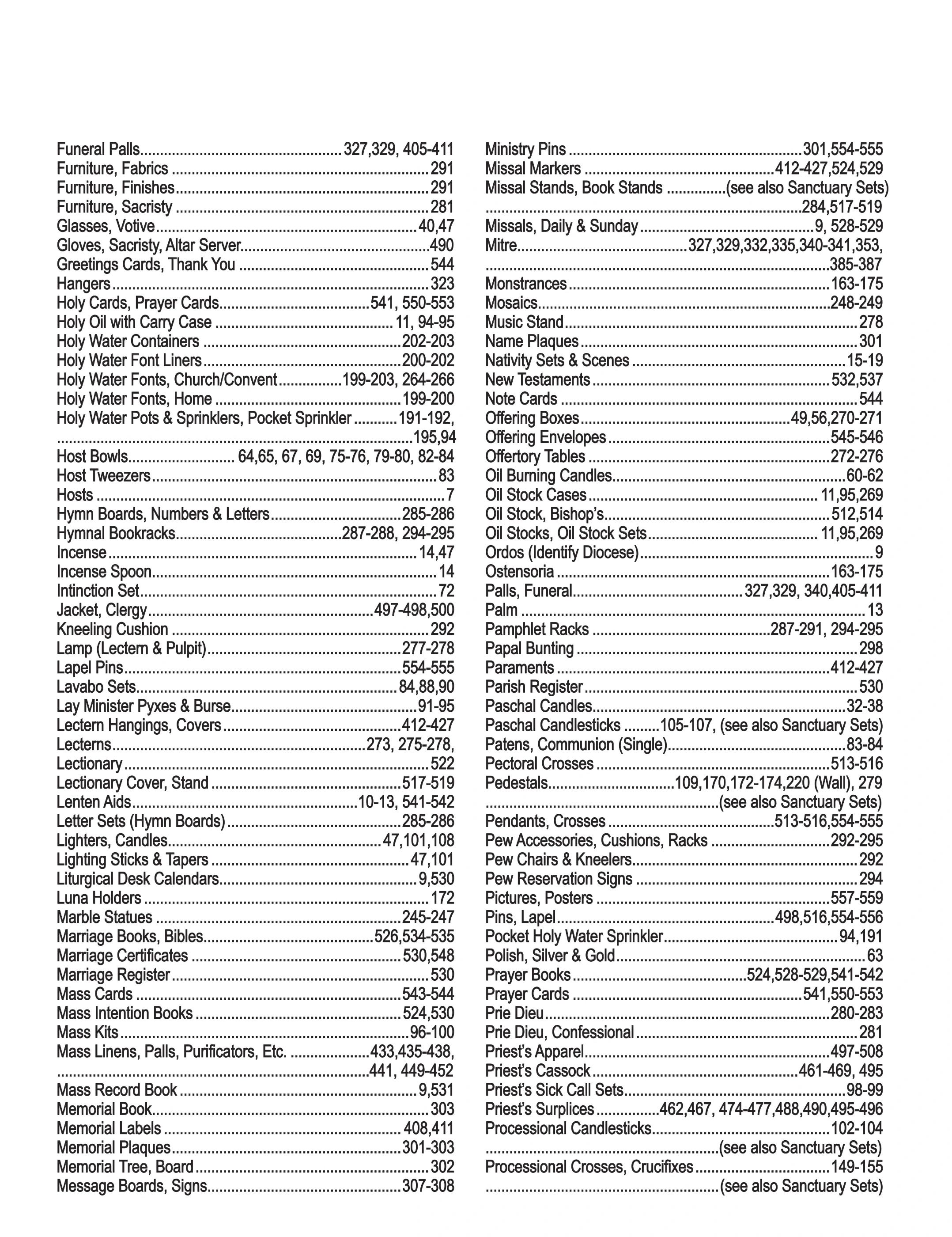 F.C. Ziegler Co. Church Goods Catalog Weekly Ad January 1, 2026 - December 31, 2027