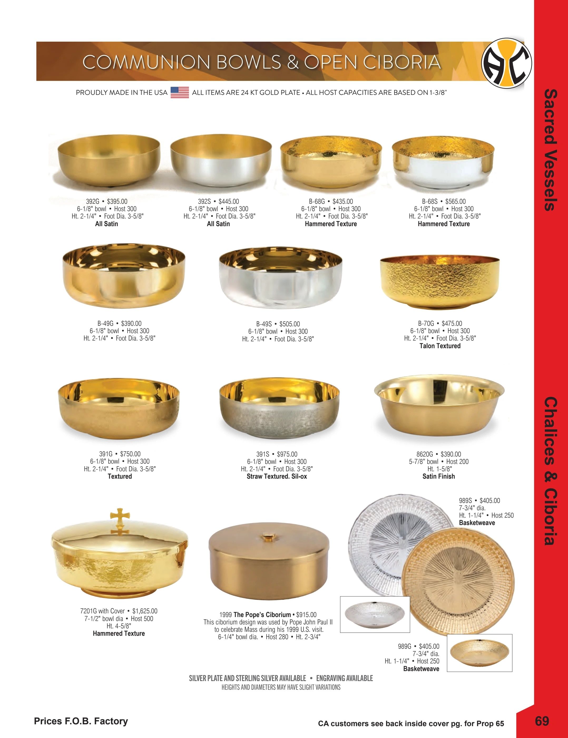 F.C. Ziegler Co. Church Goods Catalog Weekly Ad January 1, 2026 - December 31, 2027
