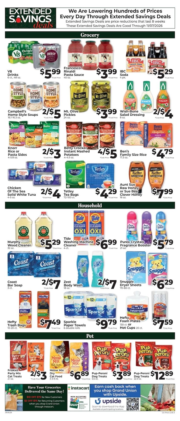 Grand Union (Rutland, VT) Weekly Ad September 20 - 26, 2026