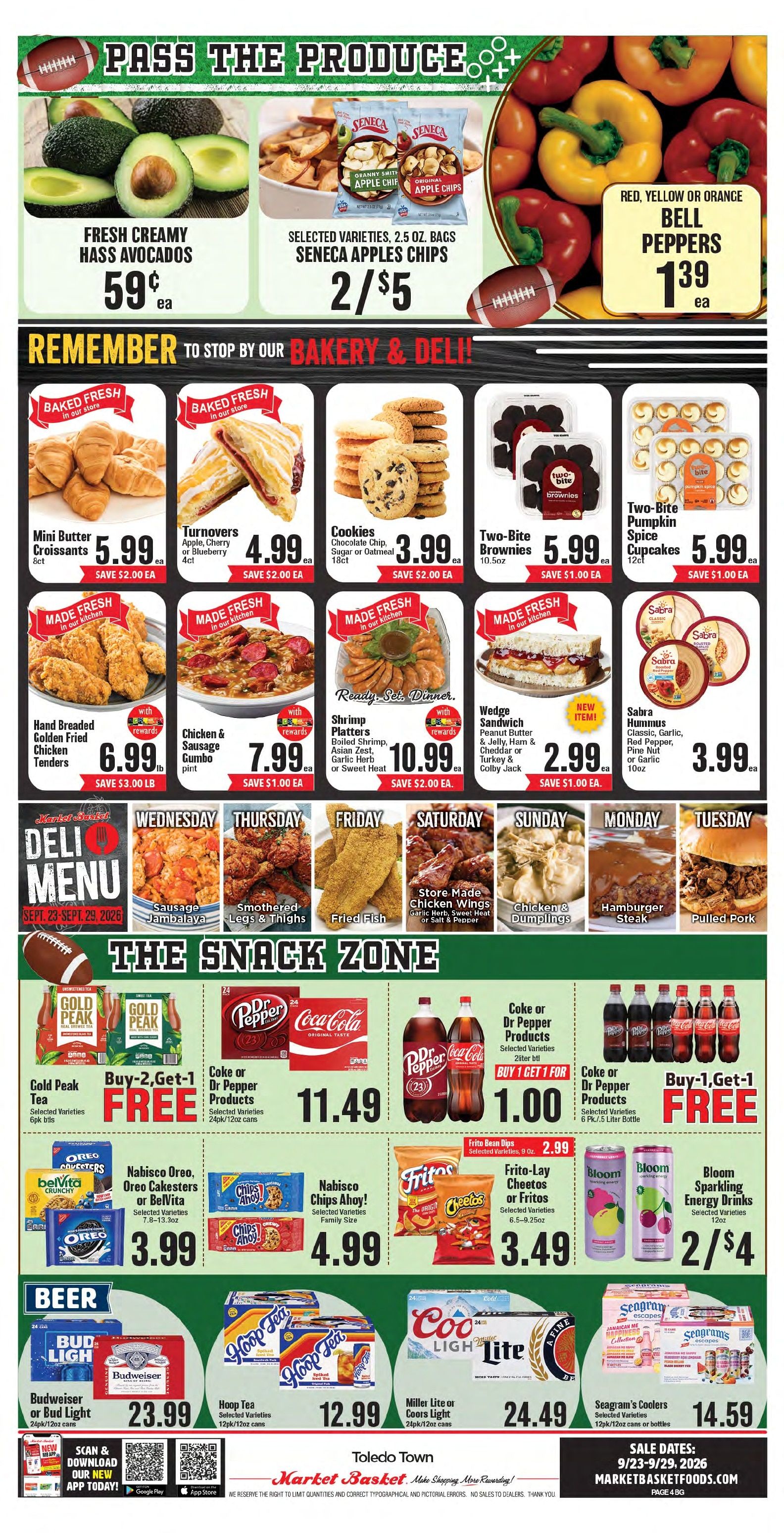 Market Basket (Many, LA) Weekly Ad September 23 - 29, 2026