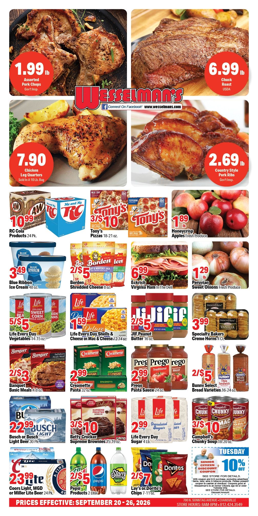 Wesselman's Weekly Ad September 23 - 29, 2026