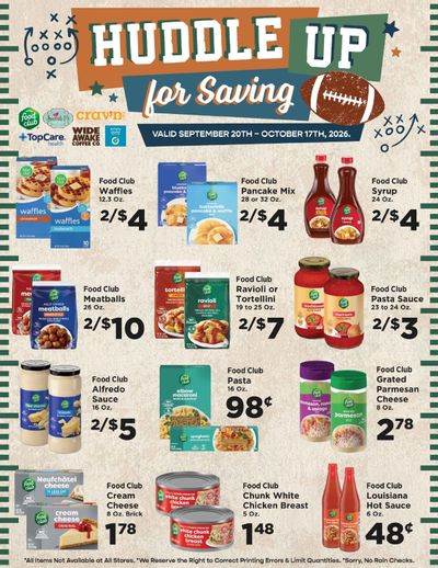 Gempeler's Supermarket Weekly Ad September 20 - October 17, 2026