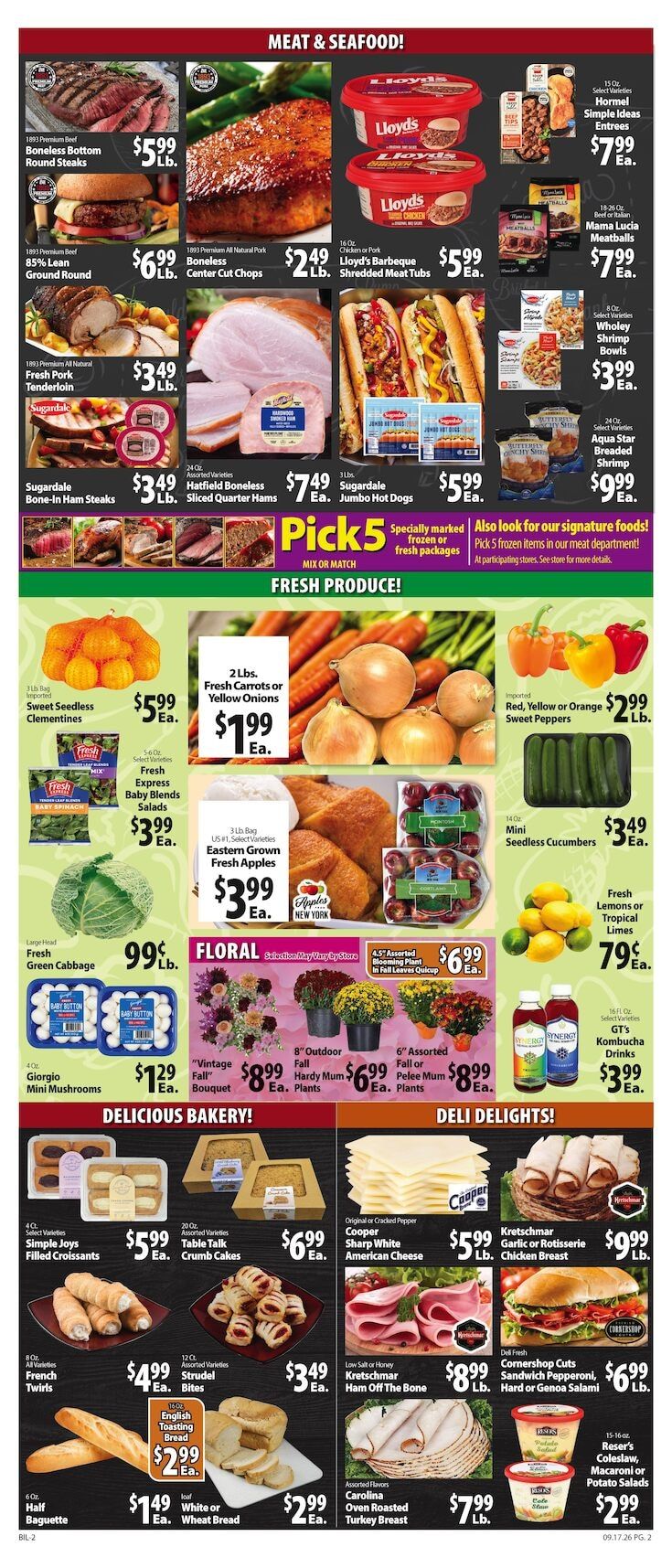 Martino's BI-LO Weekly Ad September 17 - 23, 2026