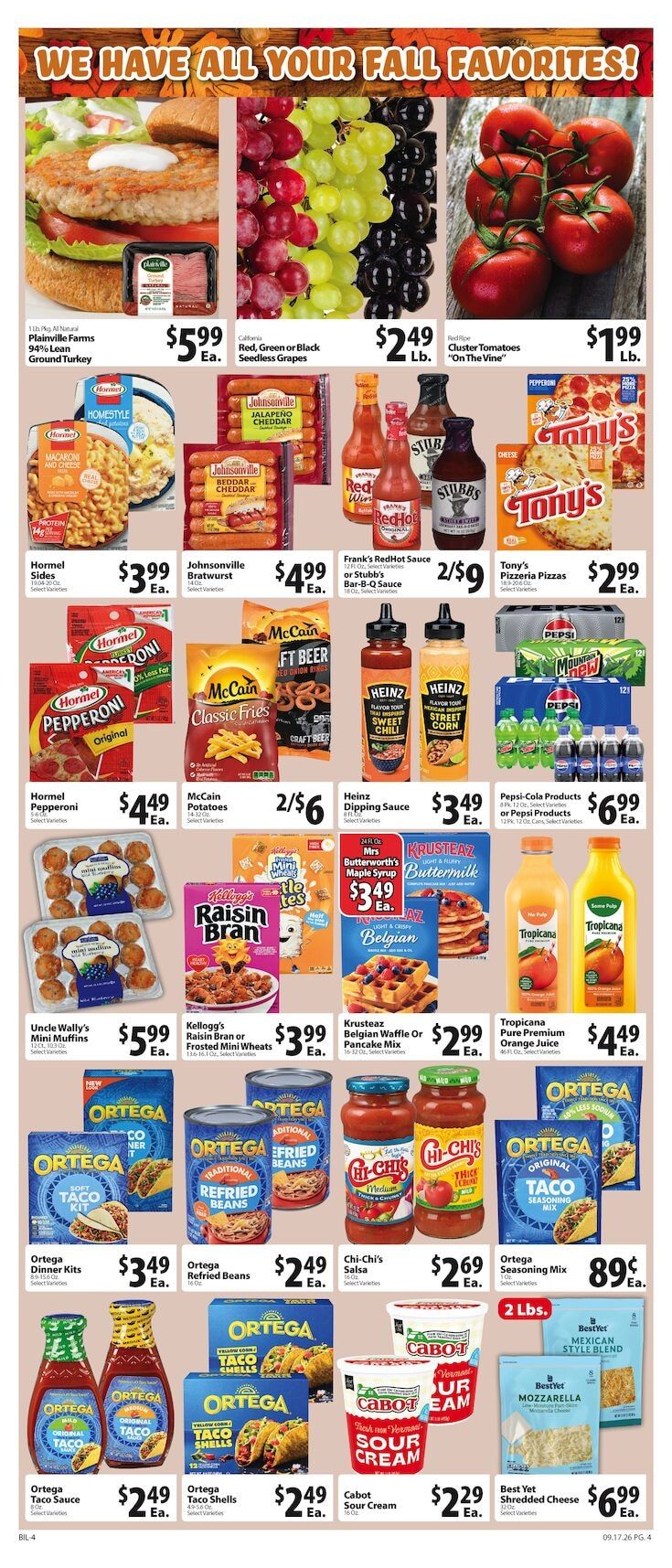 Martino's BI-LO Weekly Ad September 17 - 23, 2026