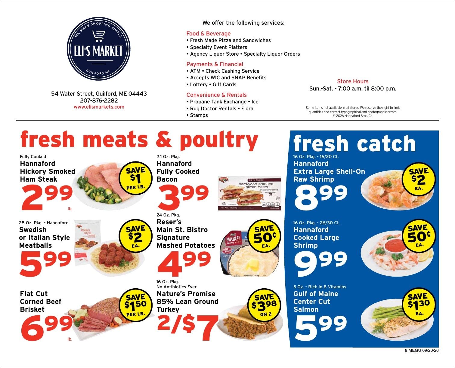 Eli's Market Weekly Ad September 20 - 26, 2026