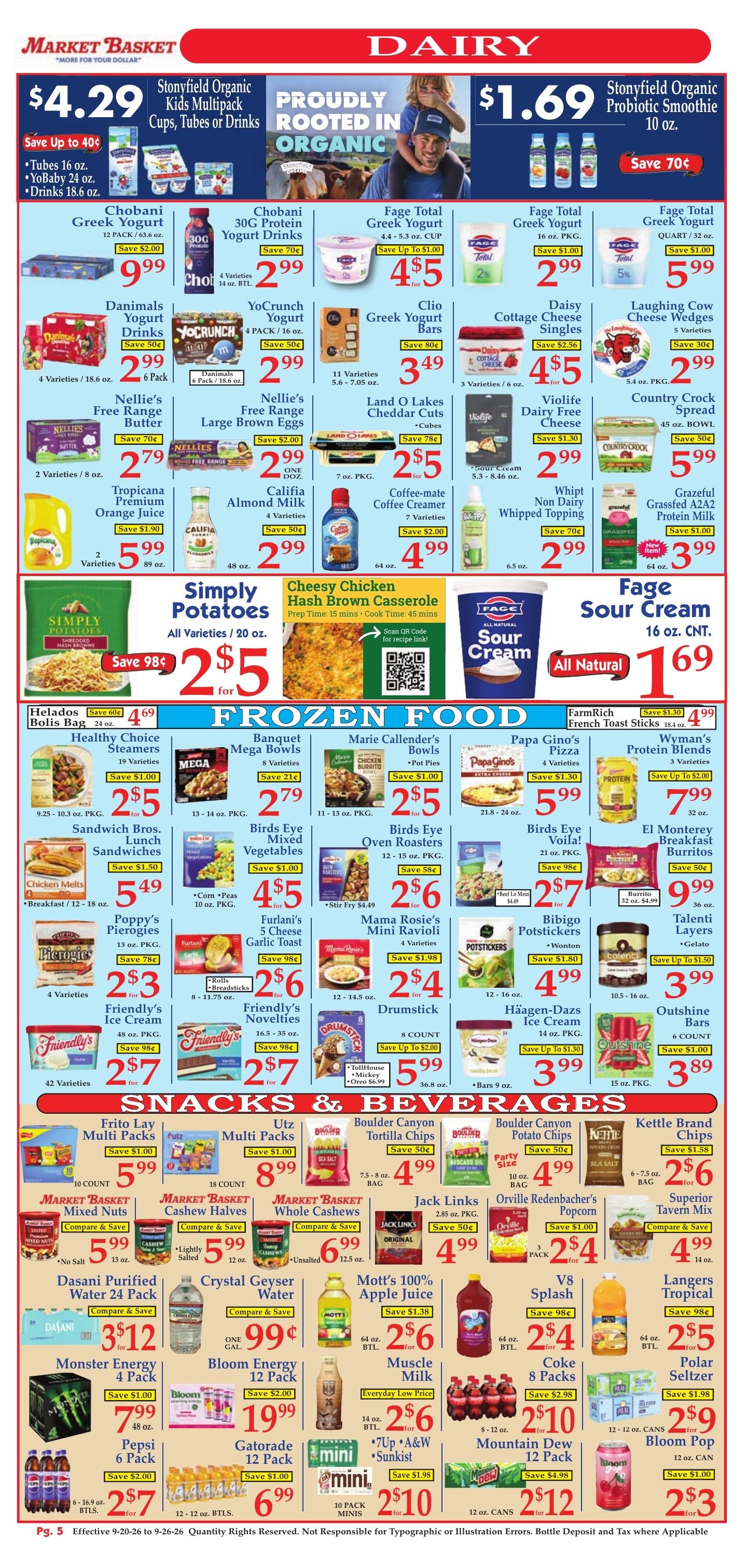Market Basket Weekly Ad September 20 - 26, 2026