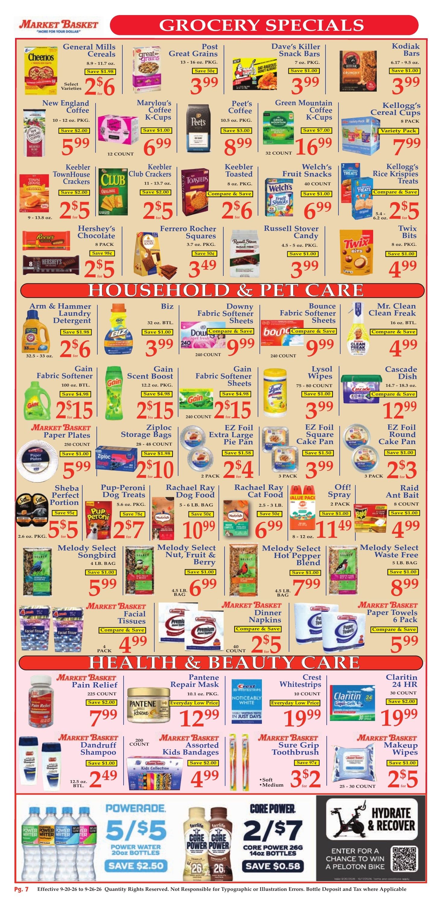Market Basket Weekly Ad September 20 - 26, 2026