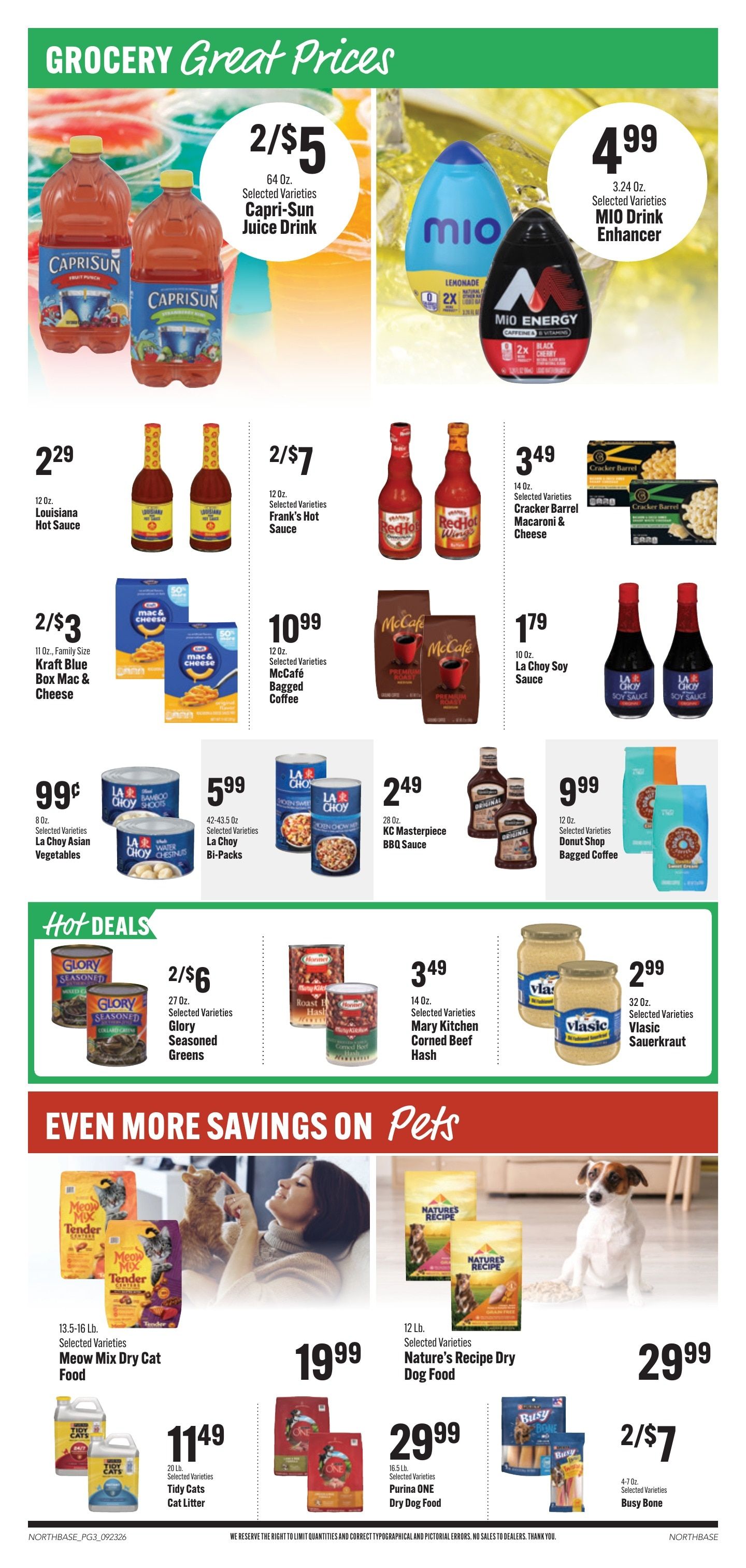 Big Chimney Supermarket Weekly Ad September 23 - 29, 2026