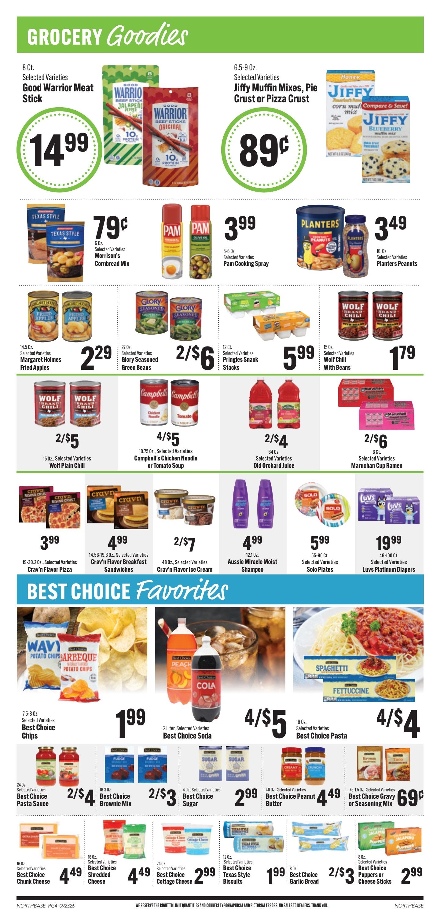 Big Chimney Supermarket Weekly Ad September 23 - 29, 2026