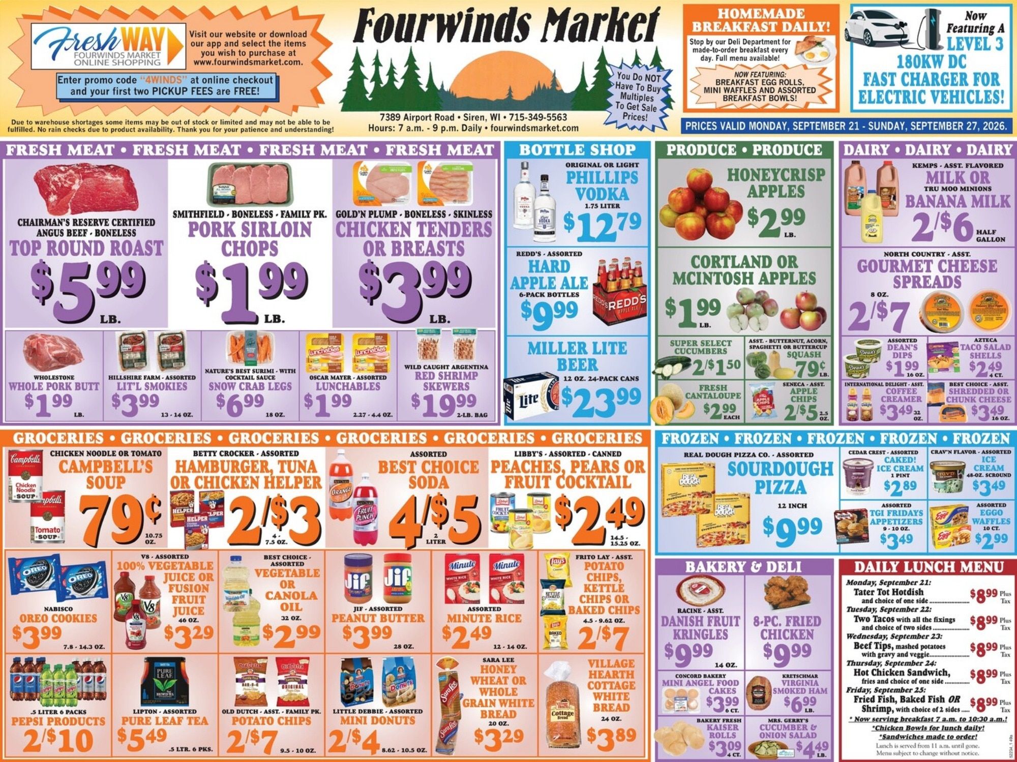 Fourwinds Market Weekly Ad September 21 - 27, 2026