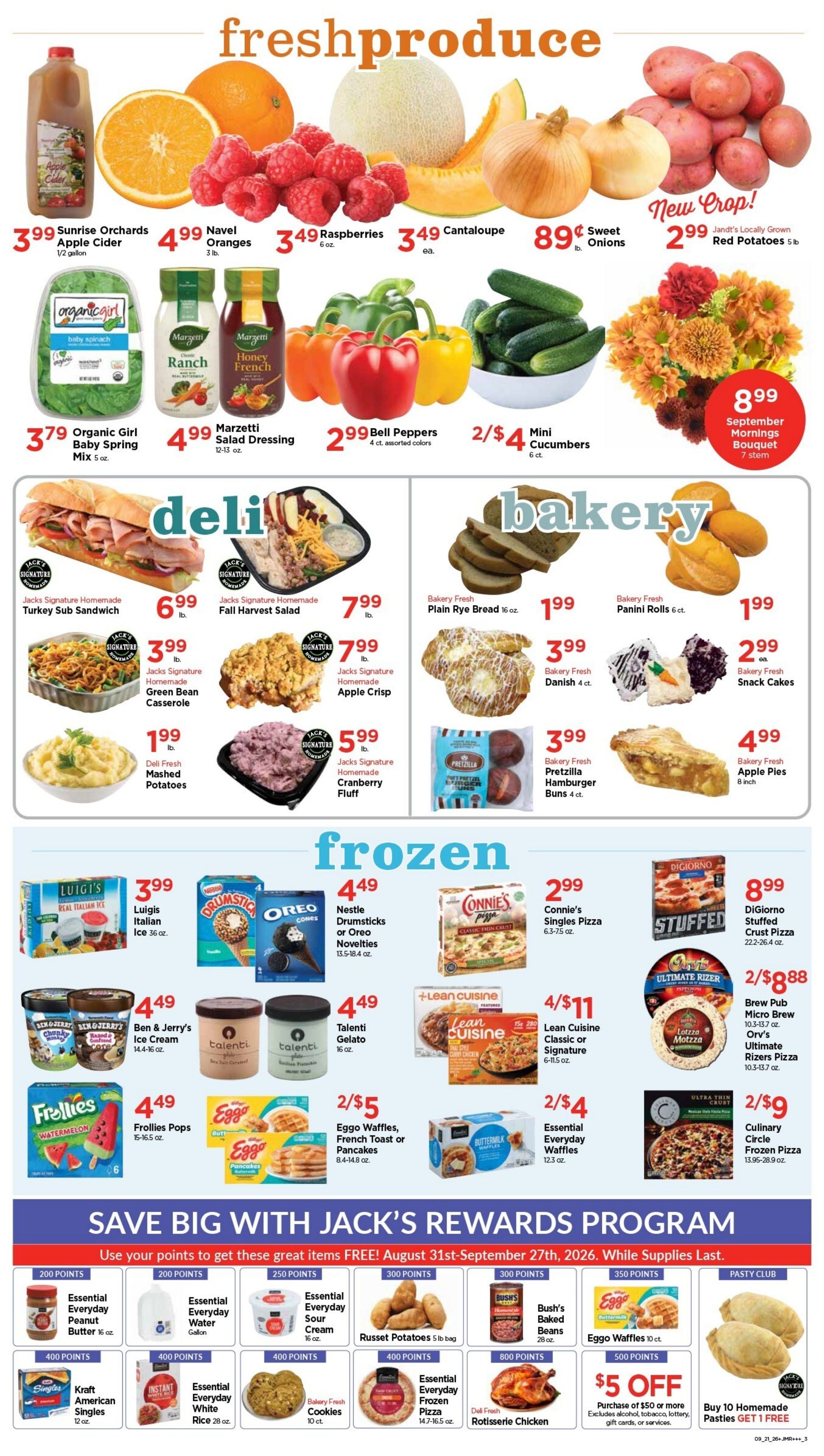 Jack's Fresh Market Weekly Ad September 21 - 27, 2026