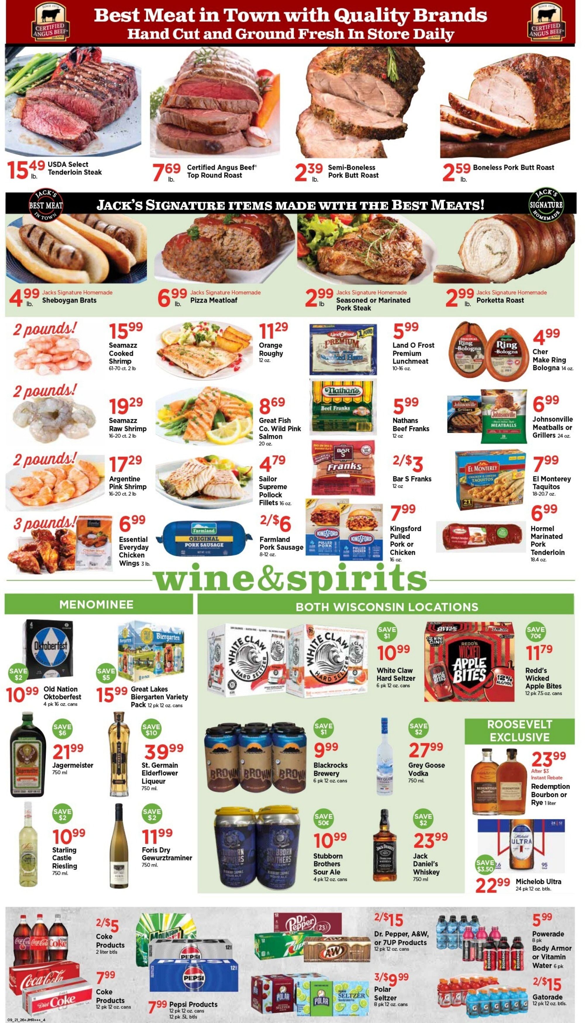 Jack's Fresh Market Weekly Ad September 21 - 27, 2026