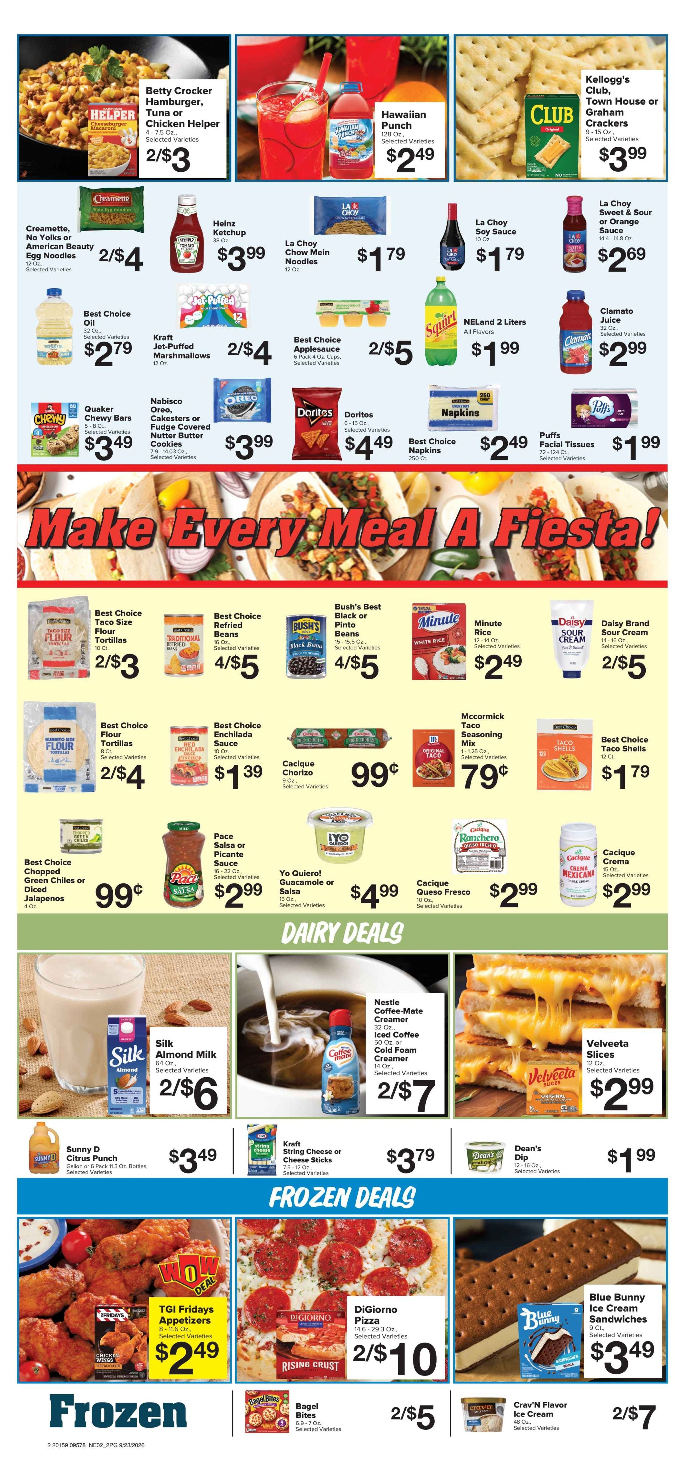 Cambridge Super Market Great Deals This Week! Weekly Ad September 21 - 26, 2026