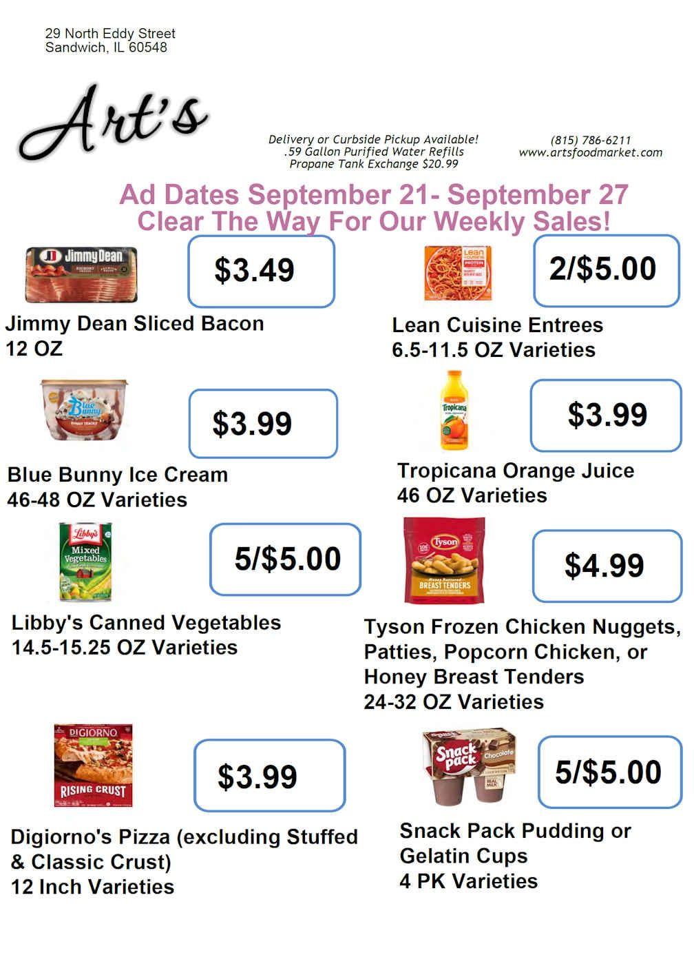 Art's Food Market Weekly Ad September 20 - 27, 2026