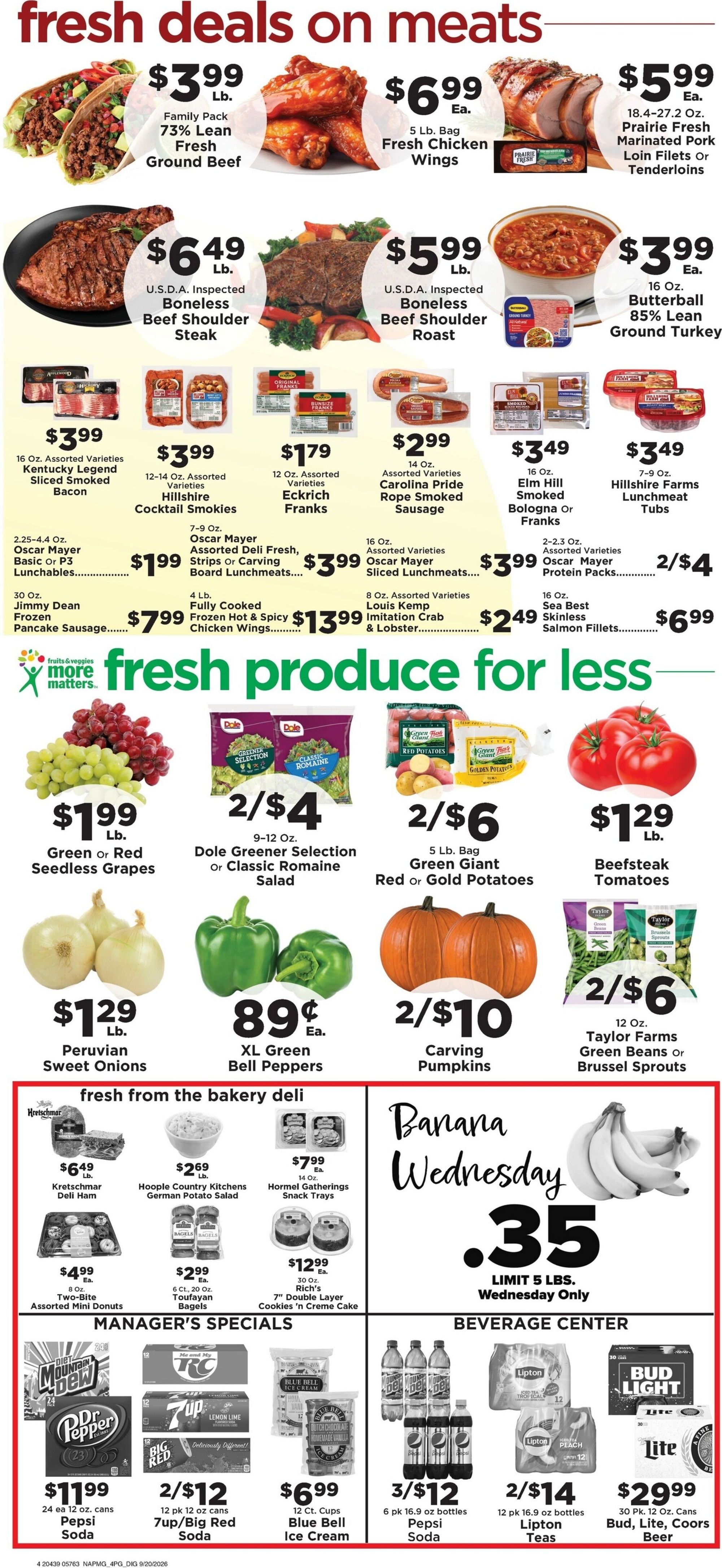Taylorsville Country Mart Weekly Ad September 21 - 27, 2026