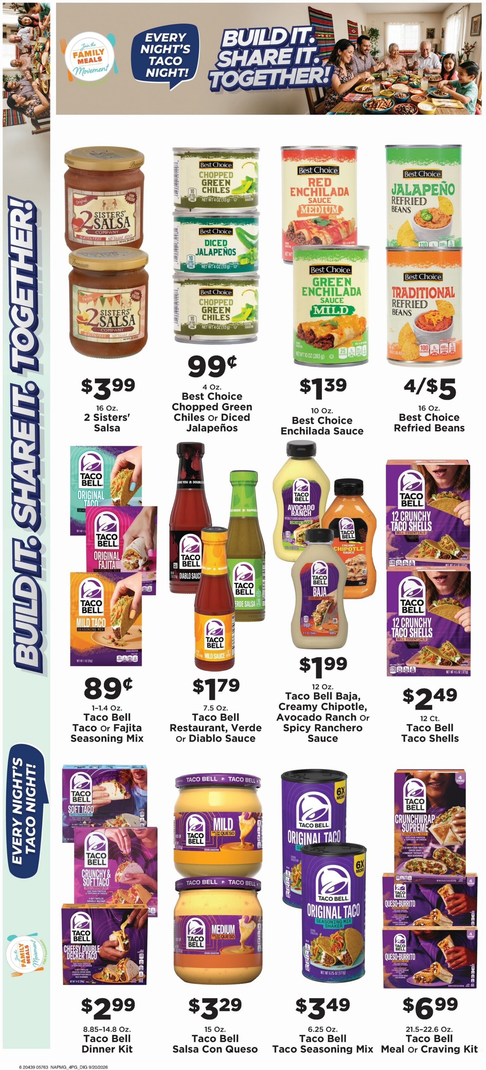 Taylorsville Country Mart Weekly Ad September 21 - 27, 2026