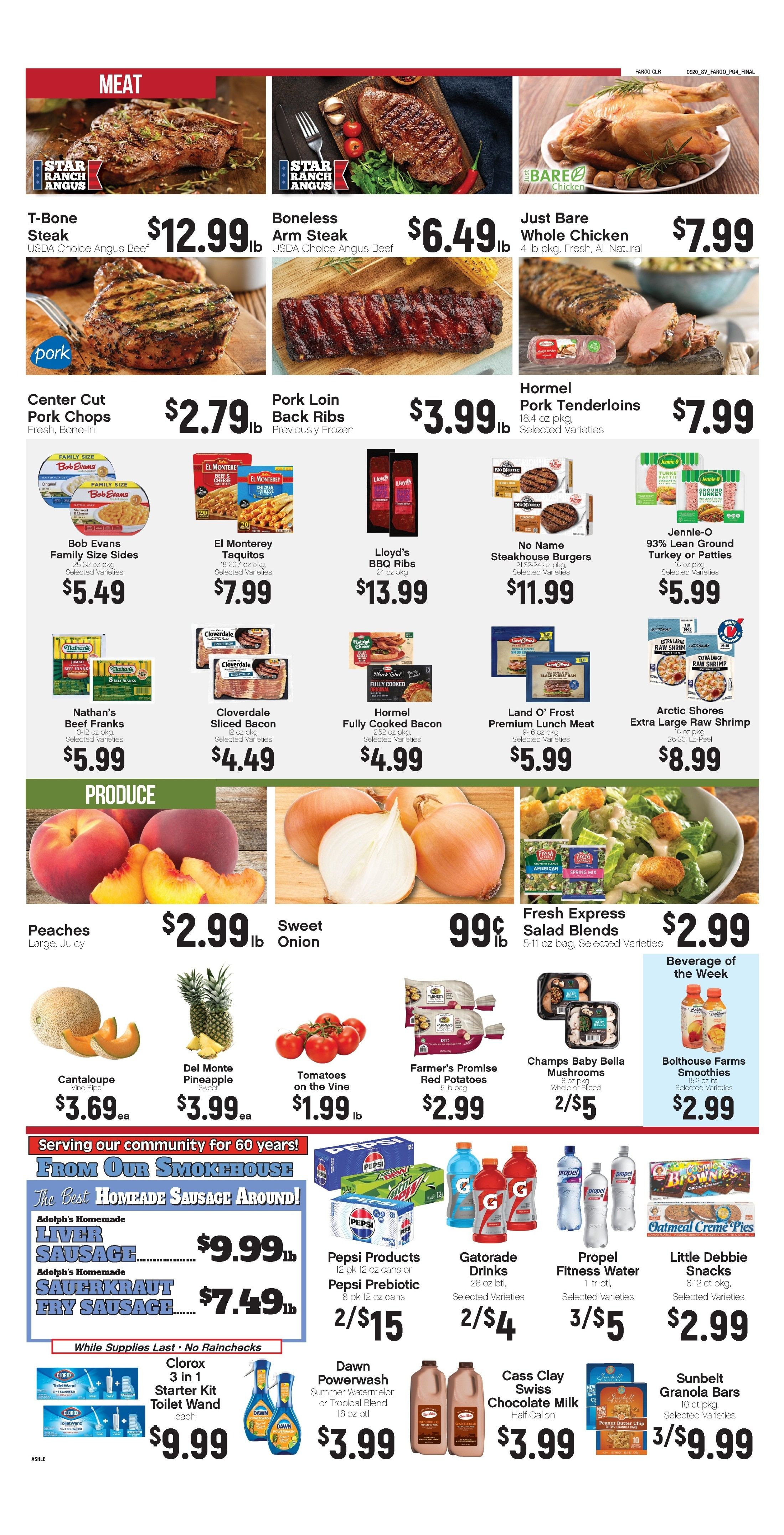 Ashley Supervalu Weekly Ad September 21 - 27, 2026