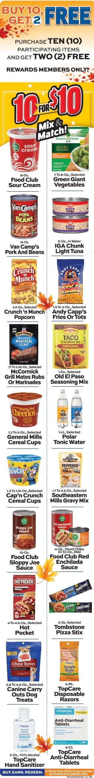 Ken's IGA Weekly Ad September 21 - 27, 2026