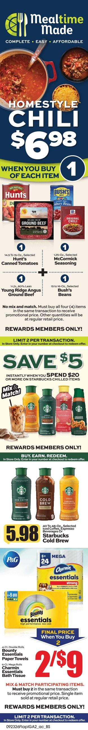 Ken's IGA Weekly Ad September 21 - 27, 2026