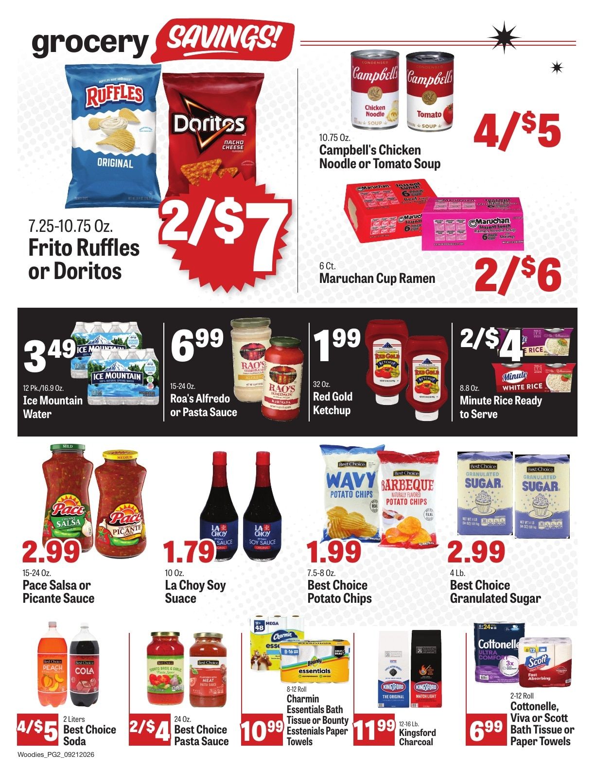 Woodie's Supermarket Weekly Ad September 21 - 27, 2026