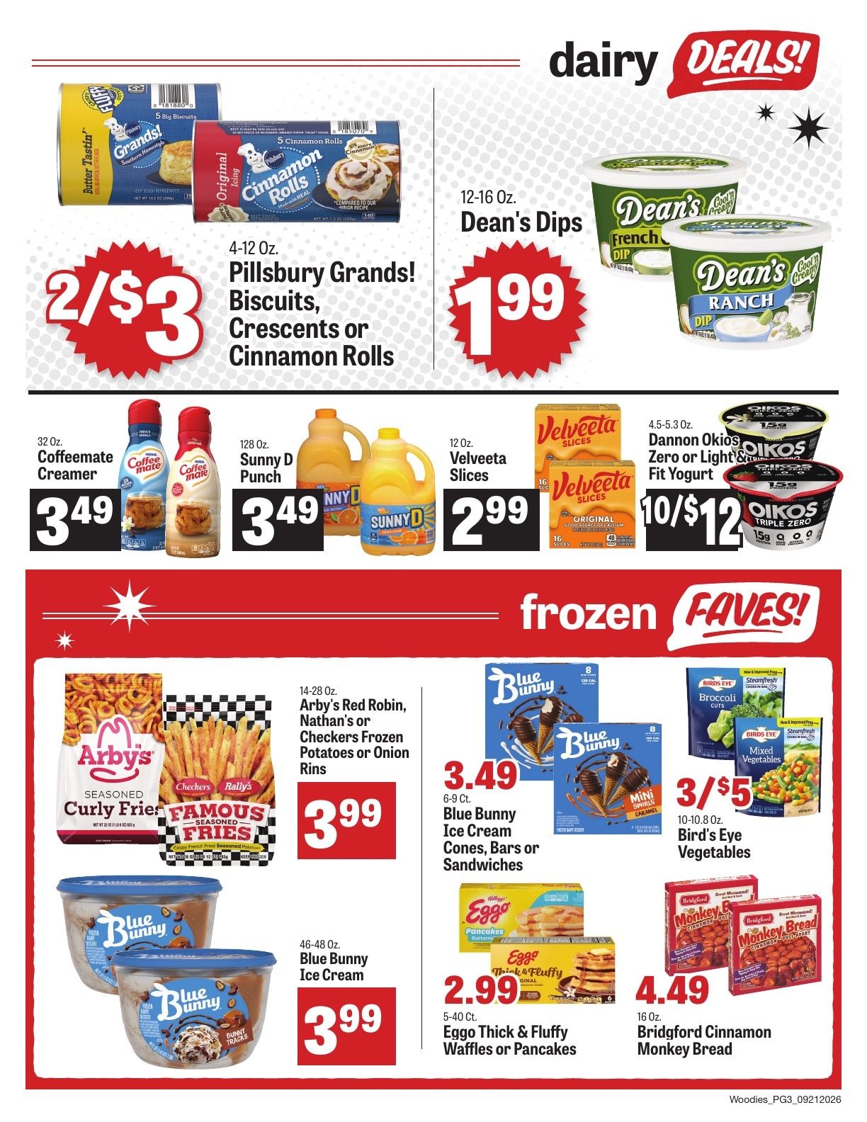Woodie's Supermarket Weekly Ad September 21 - 27, 2026