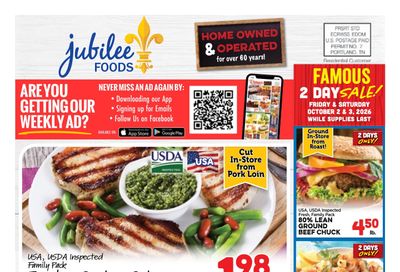 Jubilee Foods Pearl River Weekly Ad October 1 - 7, 2026