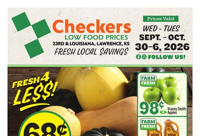 Checkers Foods Weekly Ad September 30 - October 6, 2026