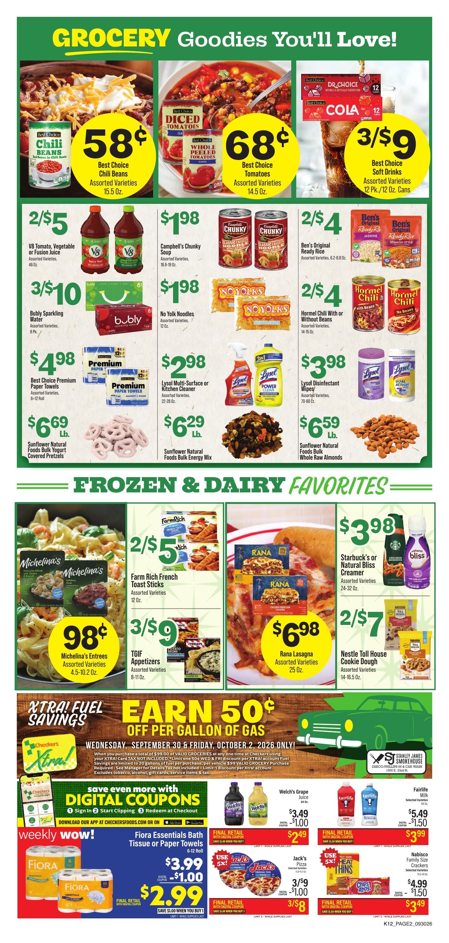 Checkers Foods Weekly Ad September 30 - October 6, 2026