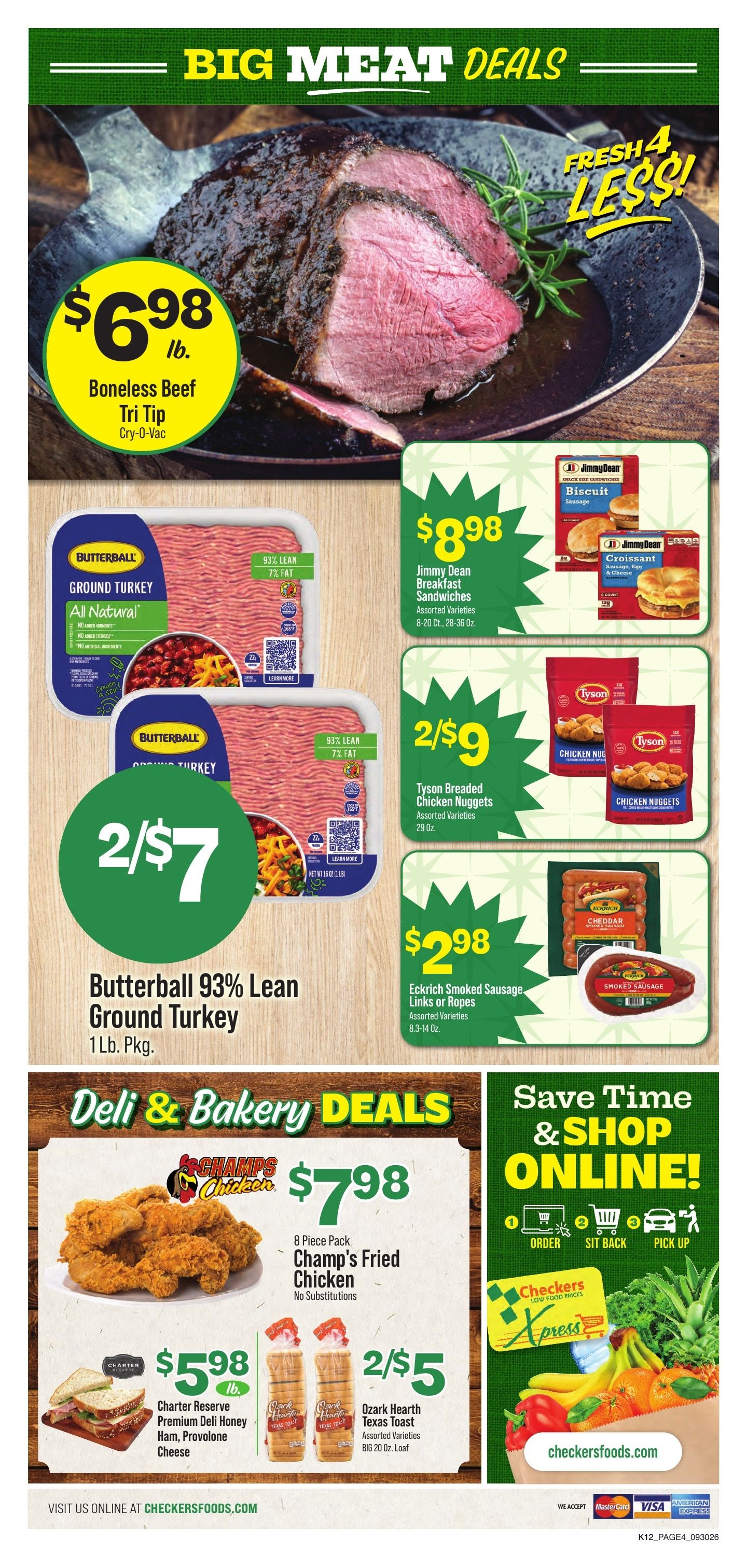 Checkers Foods Weekly Ad September 30 - October 6, 2026