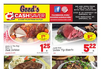 Good's Cash Saver Weekly Ad September 30 - October 6, 2026