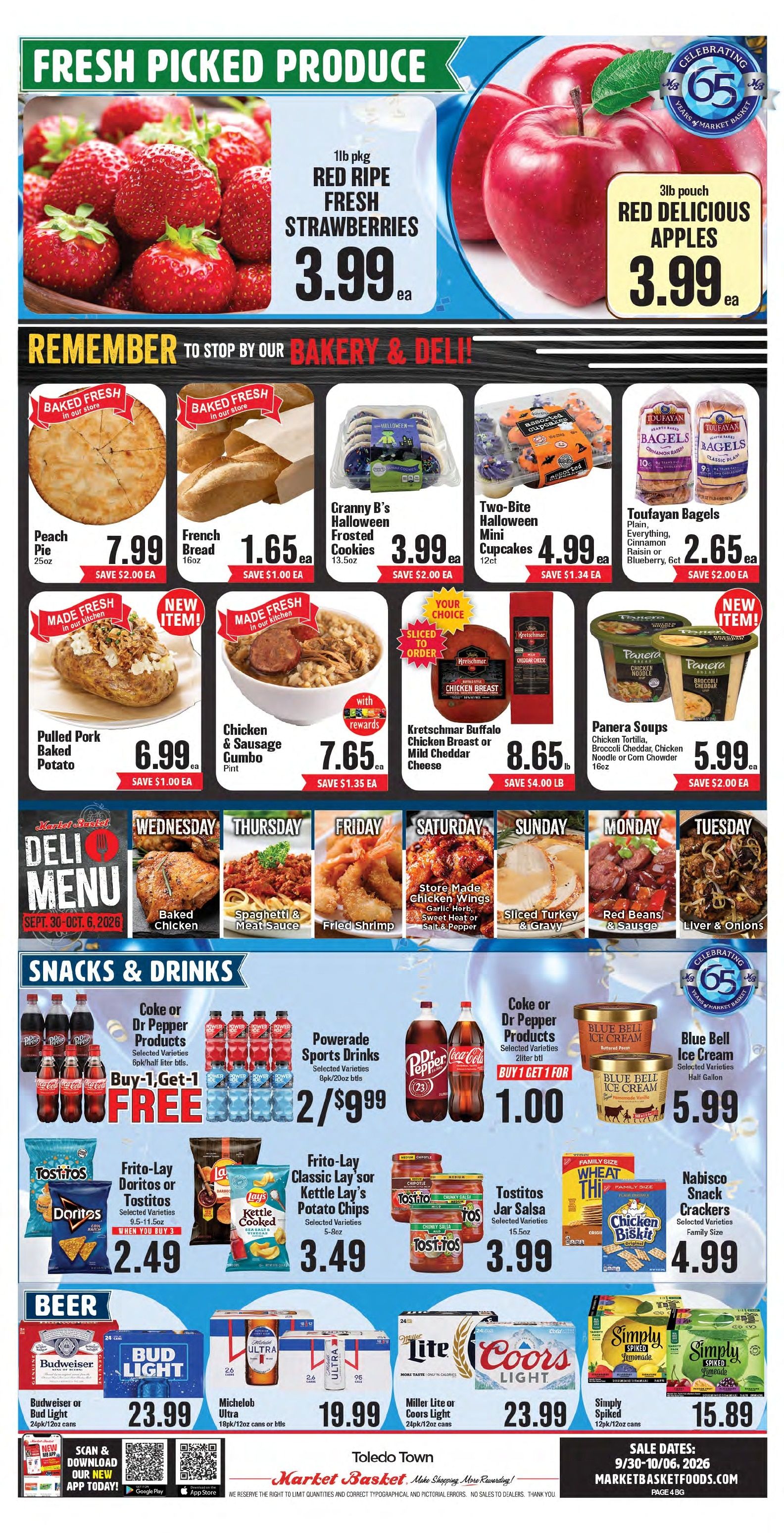 Market Basket (Many, LA) Weekly Ad September 30 - October 6, 2026